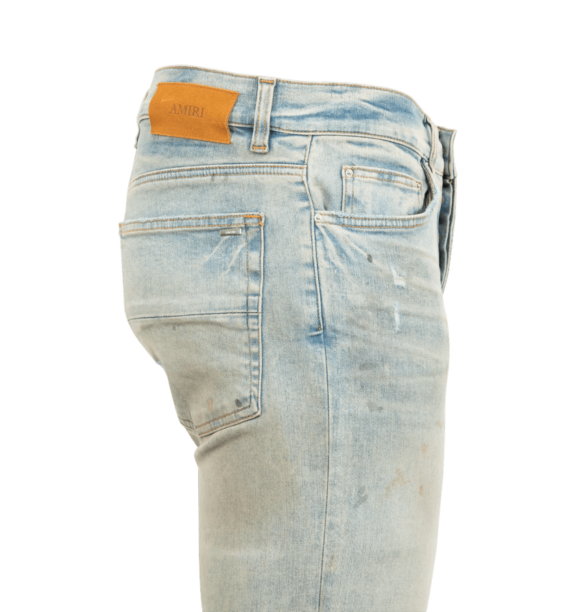 Amiri o1h1sh11225 Stack Jean in Blue Size US 34 / EU 50 - 3 Thumbnail