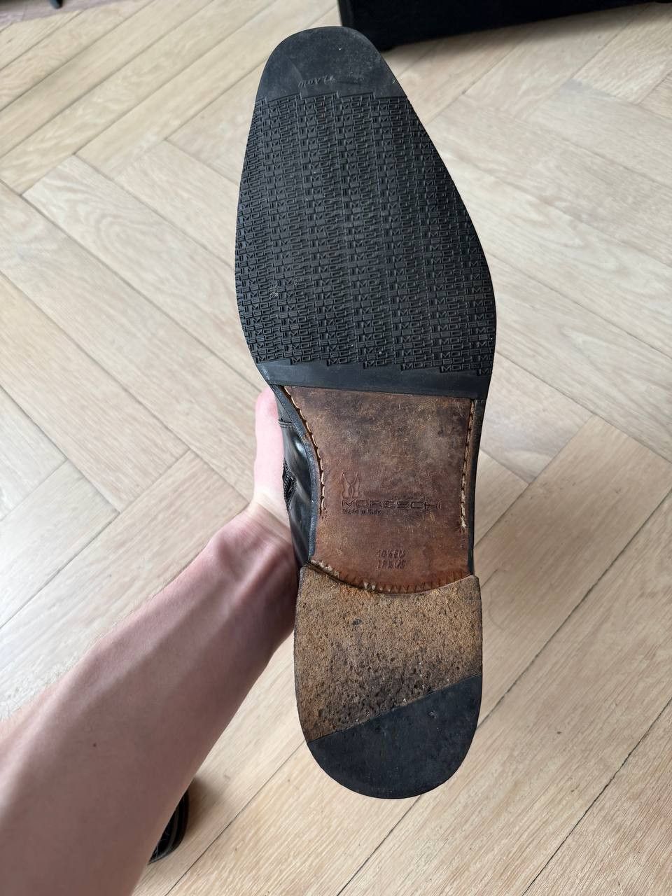 Moreschi Black Moreschi ostrich leather zip shoes. Size US 10.5 / EU 43-44 - 8 Thumbnail