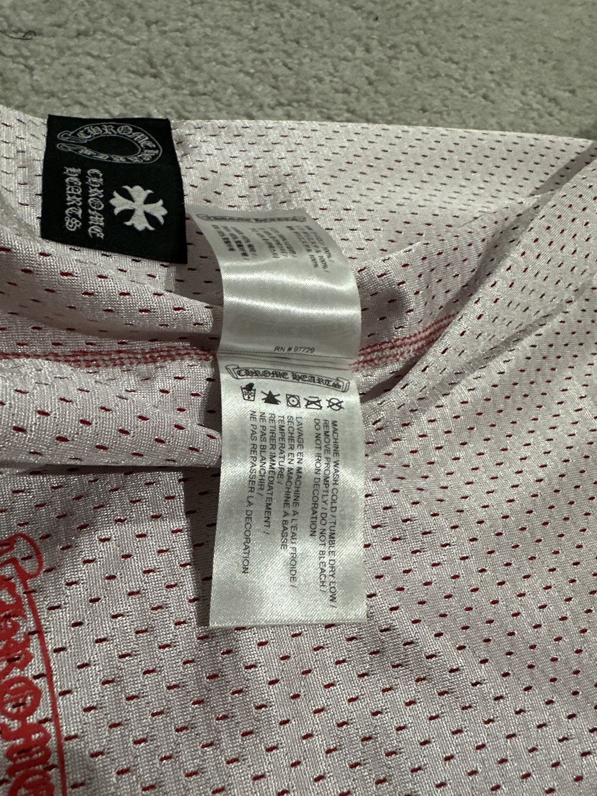 Chrome Hearts × Matty Boy Chrome Hearts Matty Boy Basketball Reversible Tank Jersey Size US L / EU 52-54 / 3 - 6 Thumbnail
