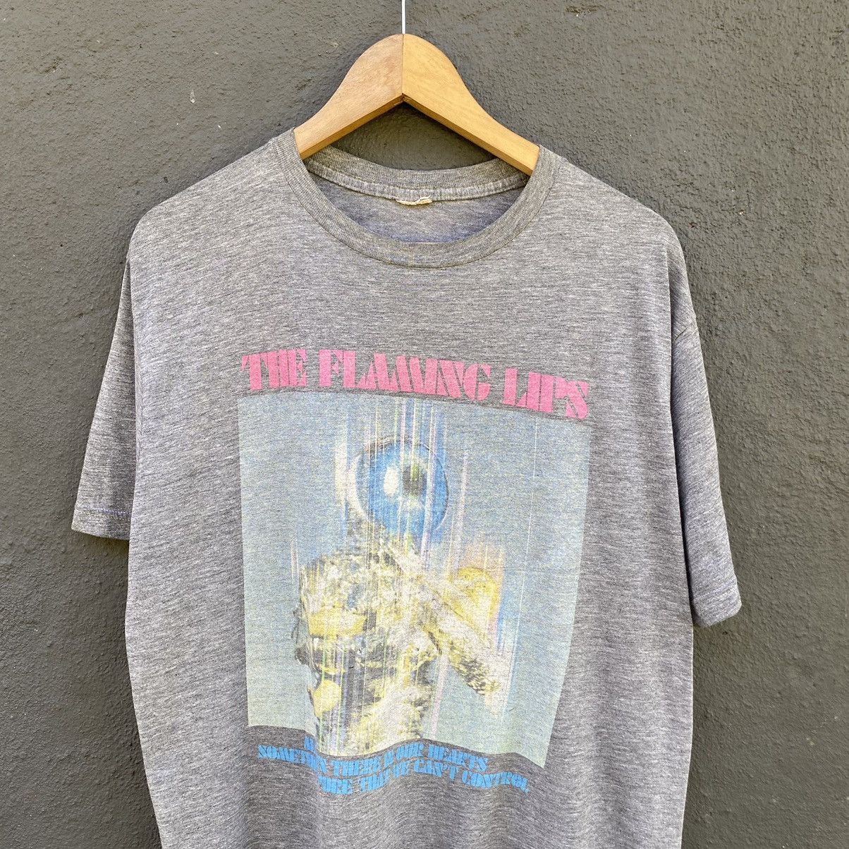 Band Tees Thrashed Vintage Y2K The Flaming Lips Band ERD GRUNGE TEE Size US XL / EU 56 / 4 - 2 Thumbnail