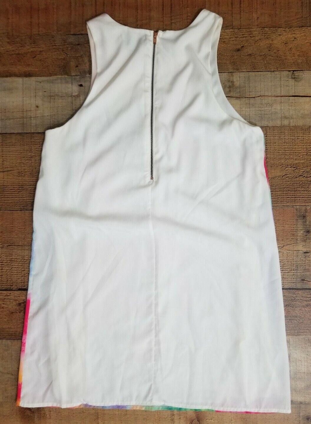 Designer Dejavu Dress Small Tie Dye Sleeveless Summer Zip Up Size S / US 4 / IT 40 - 2 Thumbnail