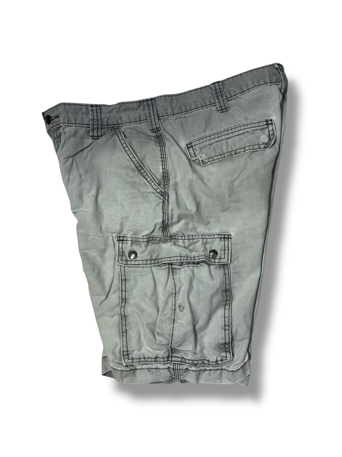 Carhartt 34 Gray Relaxed Fit Rugged Canvas Cargo Shorts 100277 Size US 34 / EU 50 - 11 Thumbnail