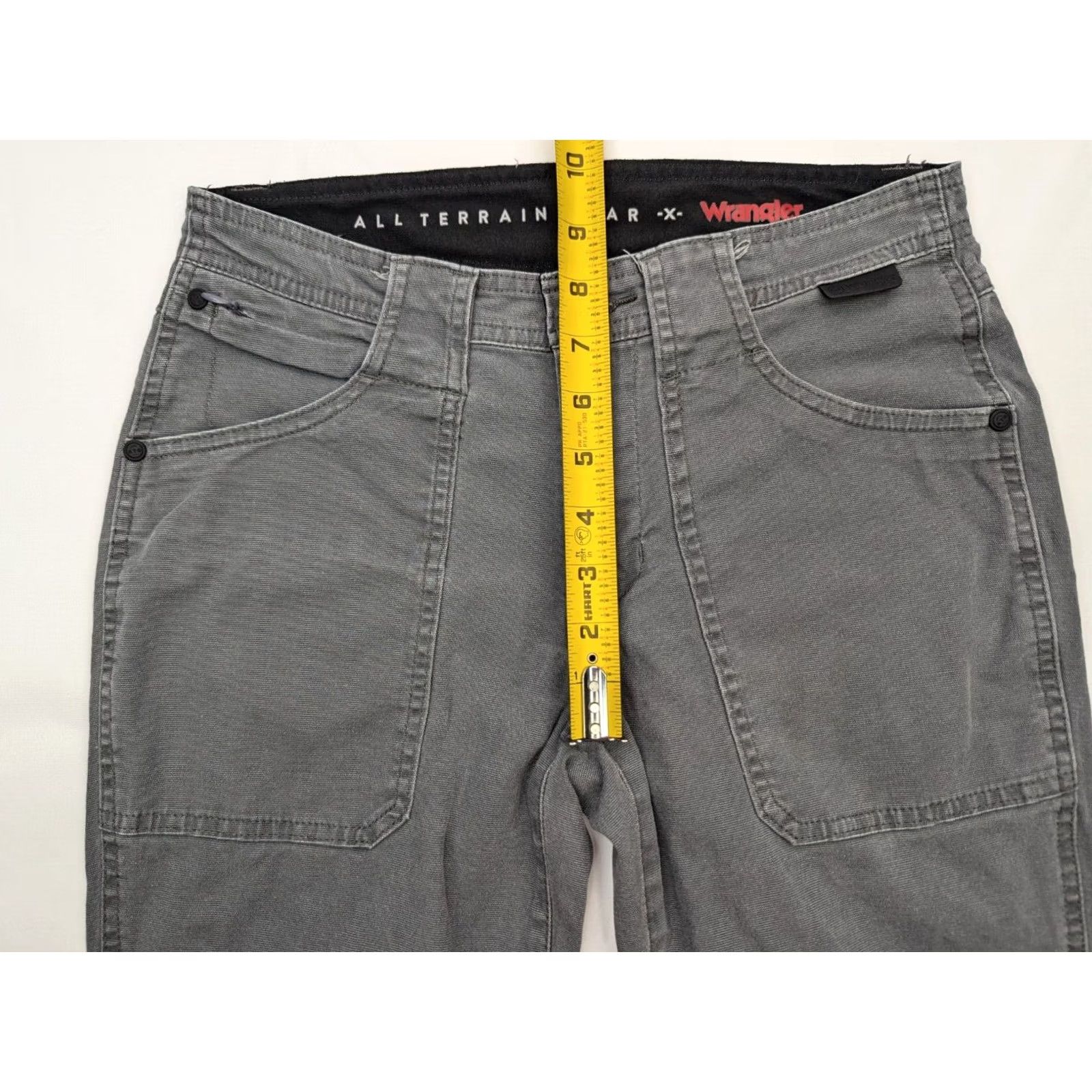 Wrangler Wrangler All Terrain Gear Hiking Pants Women 4 Gray Nylon Spandex Cotton 27x30 Regular Straight Pants Women 4 Size 27" / US 4 / IT 40 - 4 Thumbnail