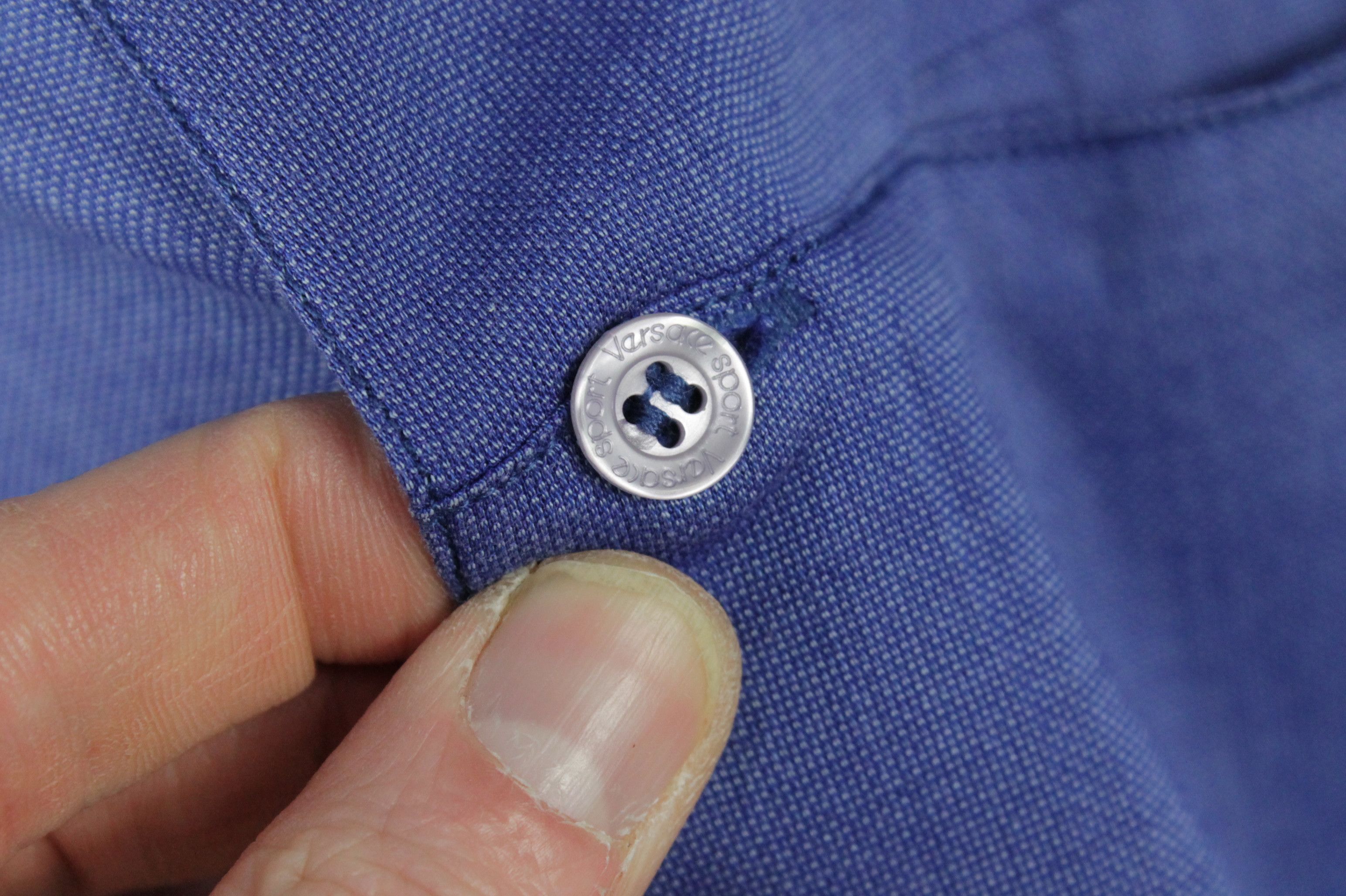 Versace × Vintage Vintage Versace Sport Light Cotton Regular Fit Casual Shirt Size US L / EU 52-54 / 3 - 5 Thumbnail