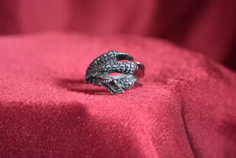 Jewelry Eagle's Claw Jewelry Rings Open Size Chrome Ring (Size 7-13) Size ONE SIZE - 2 Thumbnail