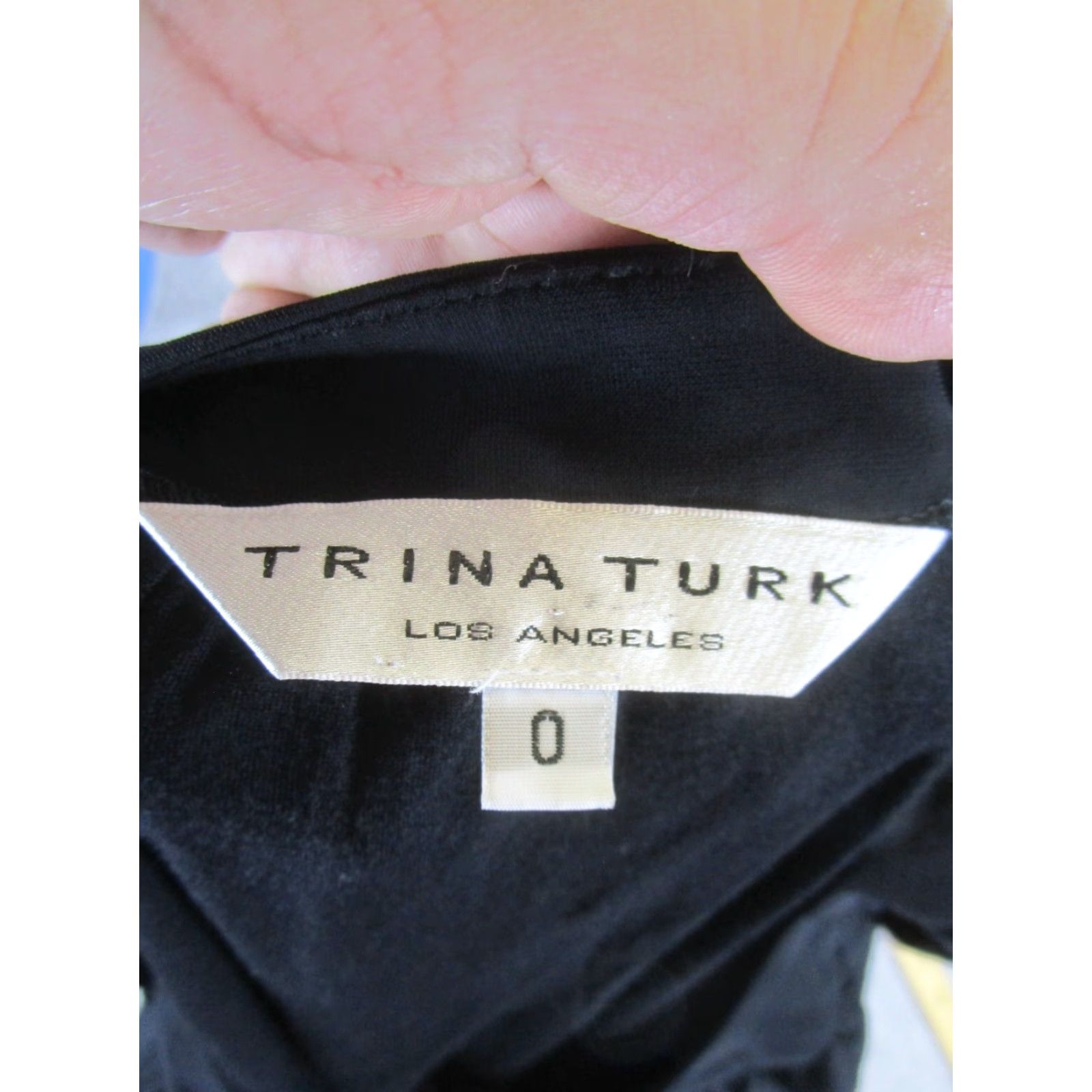 Trina Turk Trina Turk Purple Geometric Bodycon Dress Long Sleeve Women's 0 Stretch Knee Length Size XS / US 0-2 / IT 36-38 - 7 Thumbnail