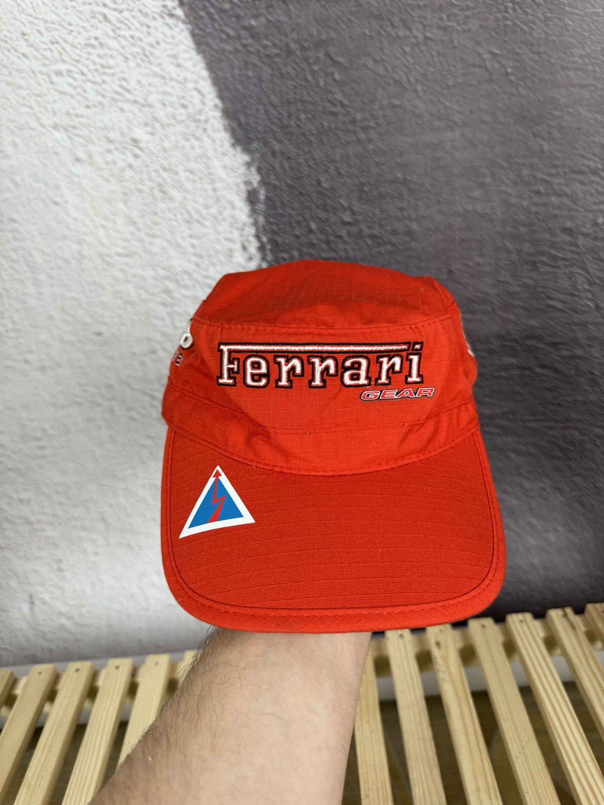 Vintage Ferrari Gear vintage V8 red formula 1 cap Size ONE SIZE - 1 Thumbnail