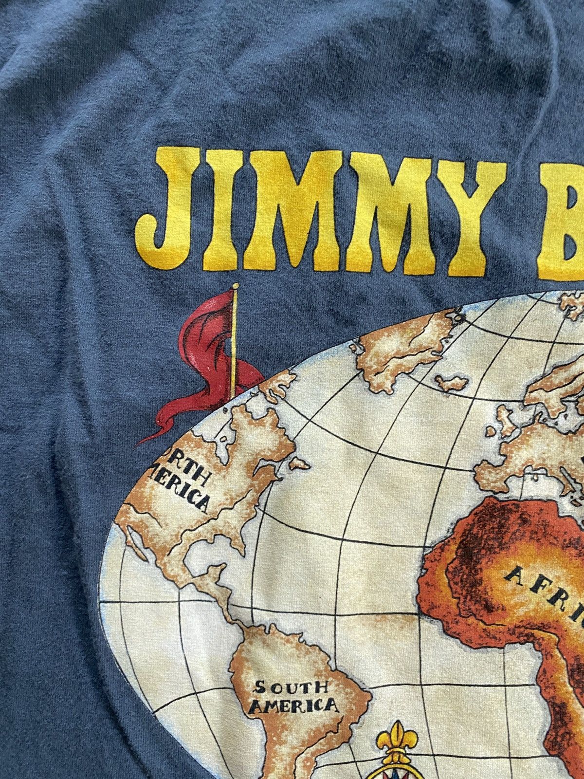 Band Tees Vintage 2002 Y2K Jimmy Buffet Far Side of the World Tour Tee Size US XL / EU 56 / 4 - 13 Thumbnail