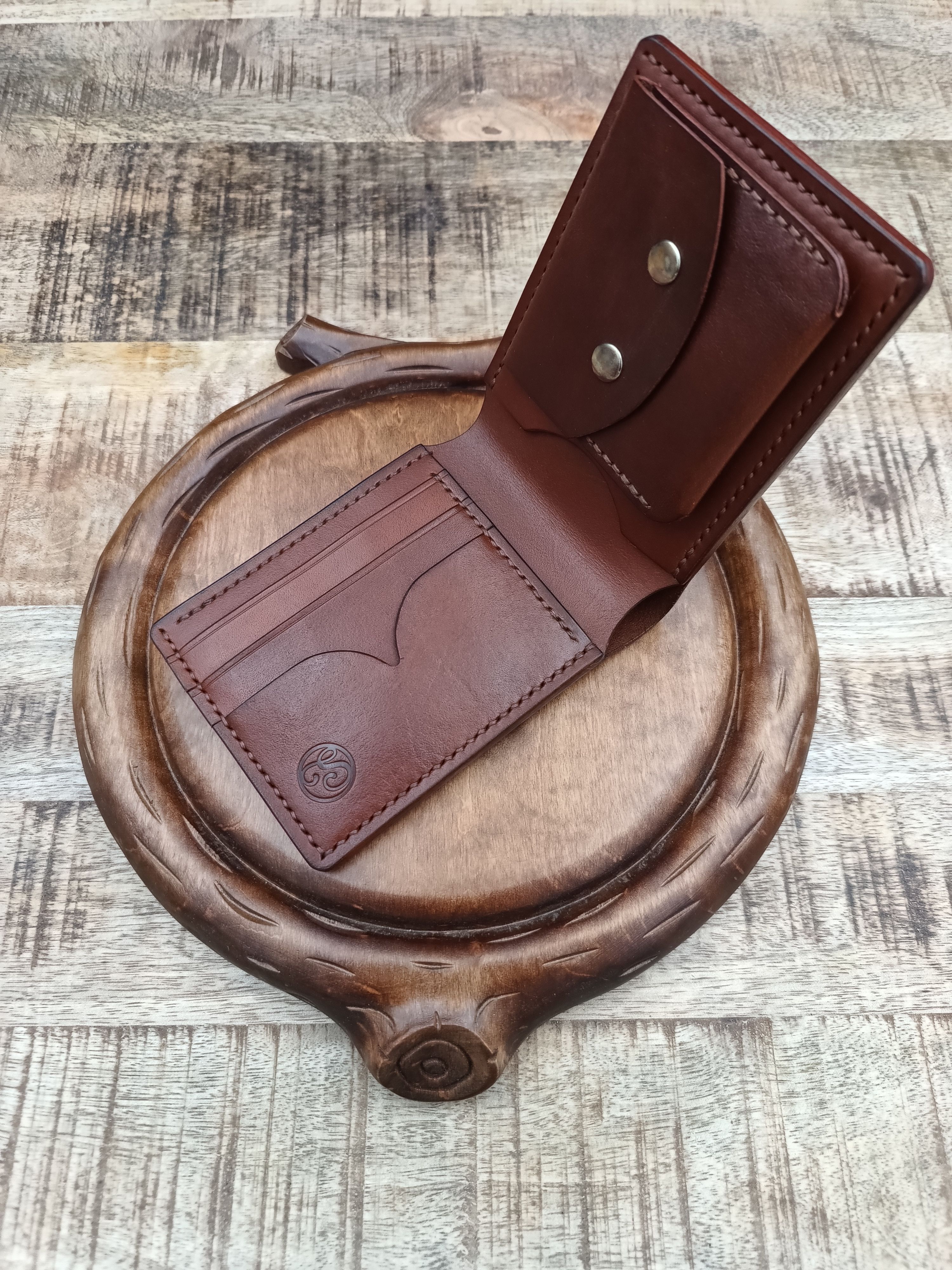 Other Handmade top grain leather wallet cardholder Size ONE SIZE - 5 Thumbnail