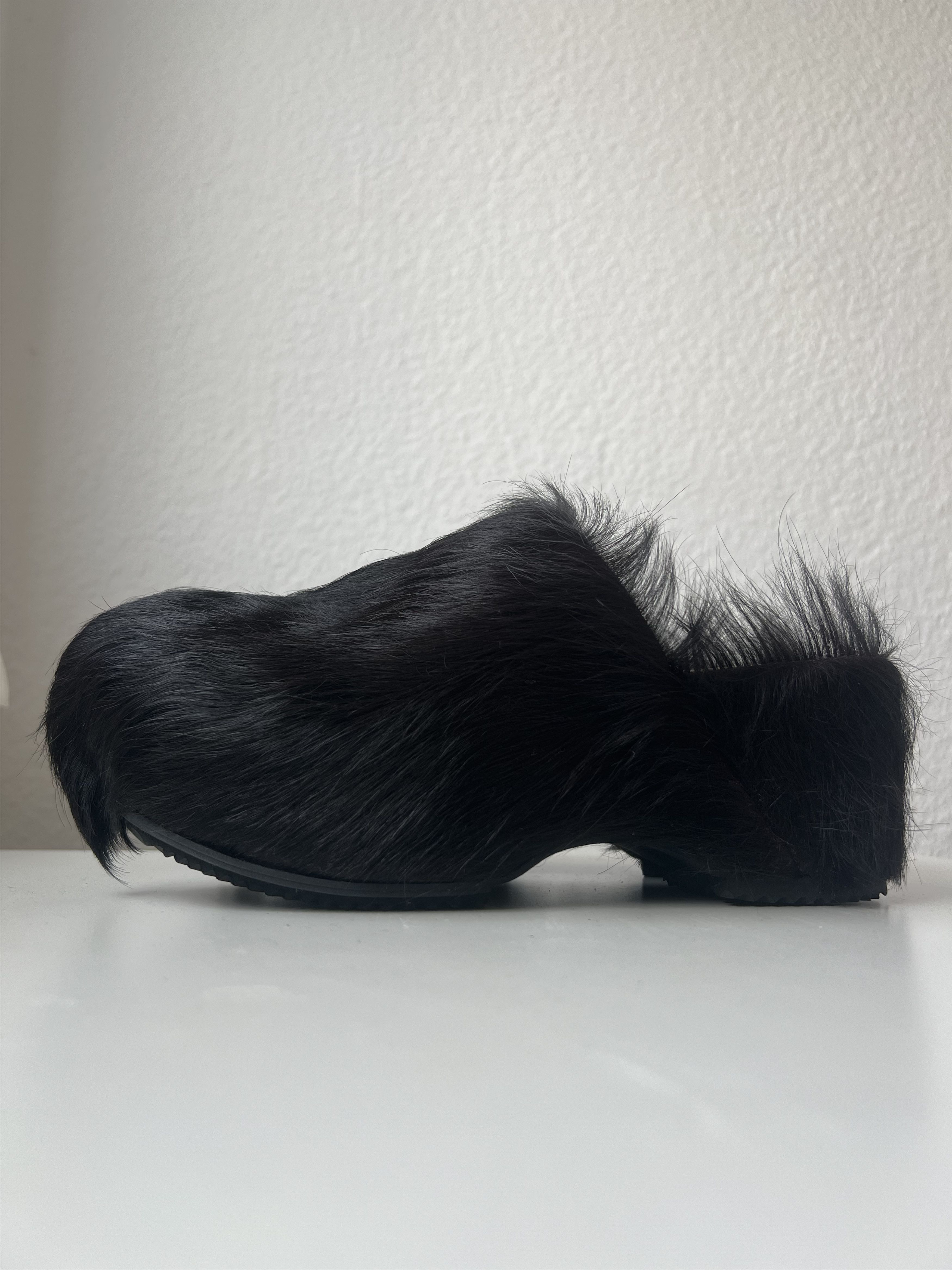 Jil Sander Jil Sander Pony Hair Fur Leather Mules / Clogs / Sabot Size US 6 / IT 36 - 1 Thumbnail