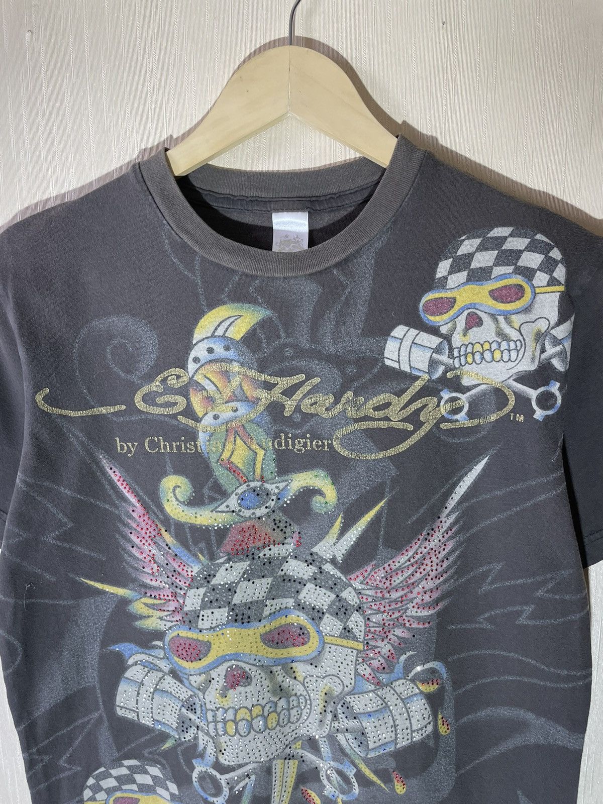 Ed Hardy × Vintage Ed hardy vintage streetwear T shirt Size US S / EU 44-46 / 1 - 4 Thumbnail