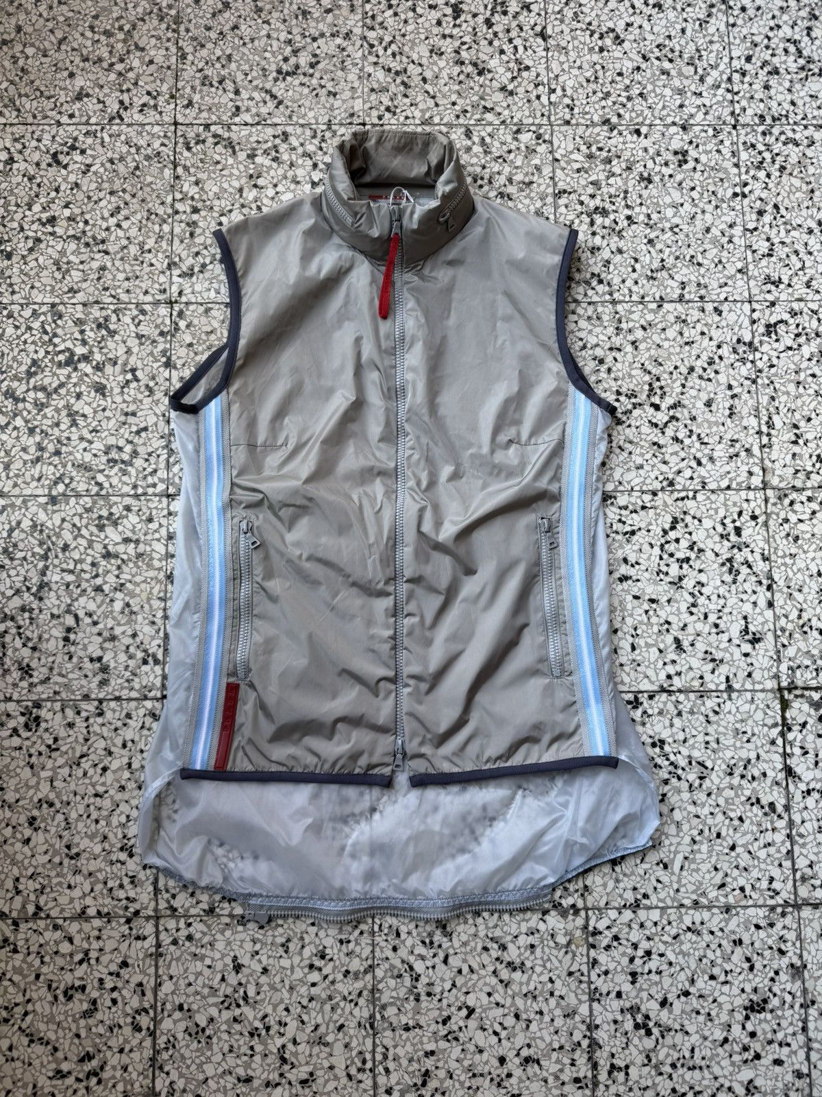 Prada SS00’ Prada Sport Semi Transparent Back 3M Hooded Vest Size M / US 6-8 / IT 42-44 - 3 Thumbnail