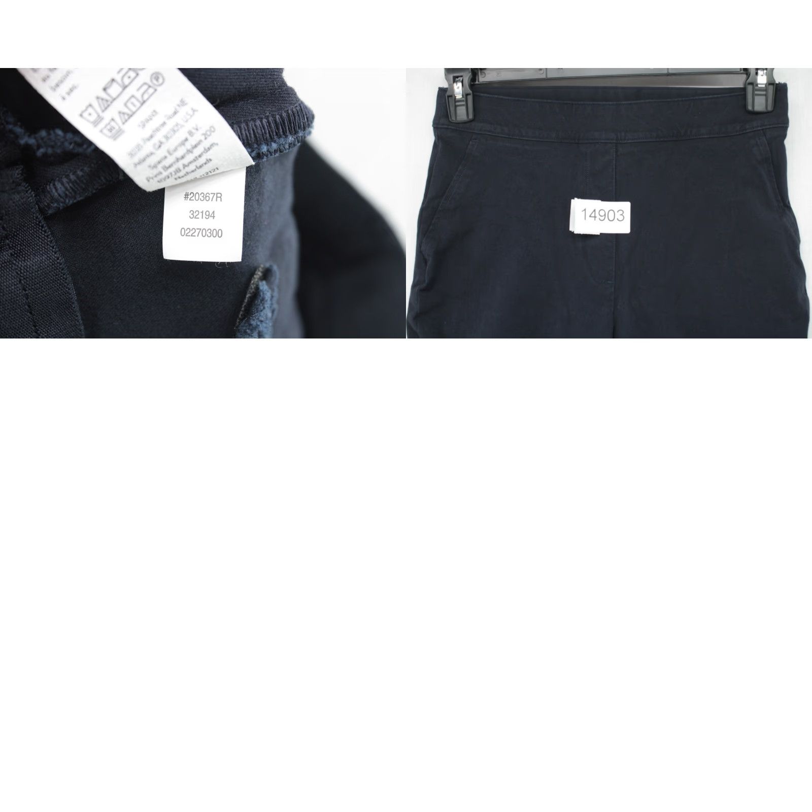 Spanx Spanx Pants Women's Small Navy Blue On The Go Kick Flare Stretch Pant Size 28" / US 6 / IT 42 - 8 Thumbnail