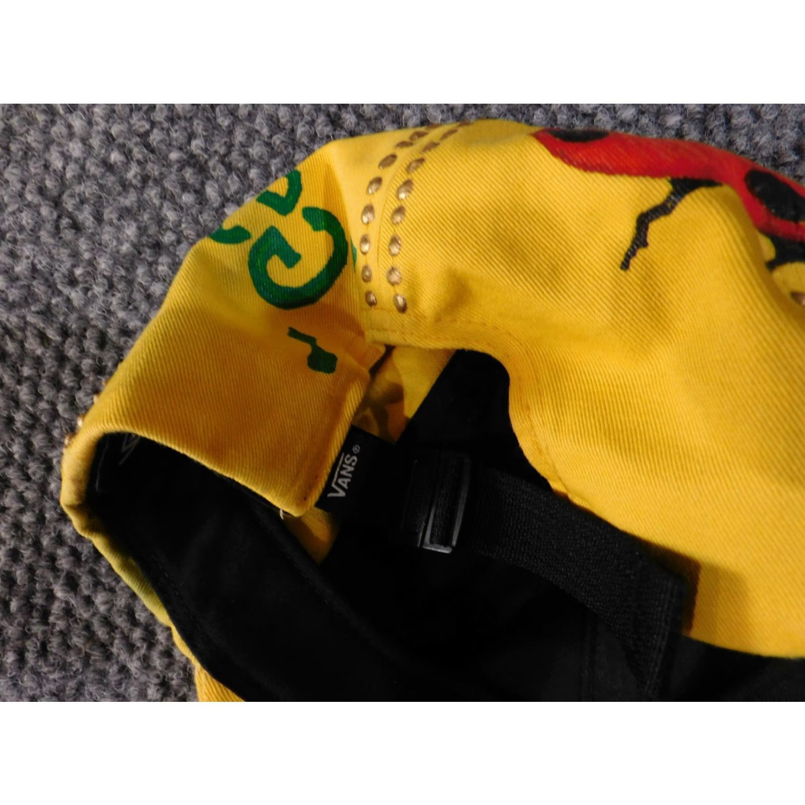 Vans VANS Hat Mens Adjustable Yellow Snoopy Good Grief Baseball Cap Size ONE SIZE - 6 Thumbnail