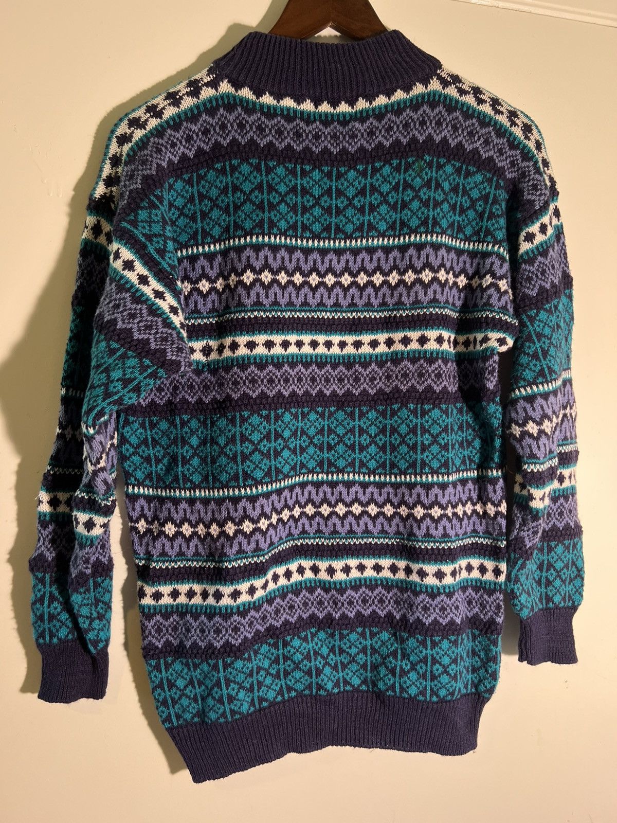 Vintage 90’s 2000’s Y2K Vintage Extra Retro Multi Pattern Sweater Size US S / EU 44-46 / 1 - 2 Thumbnail