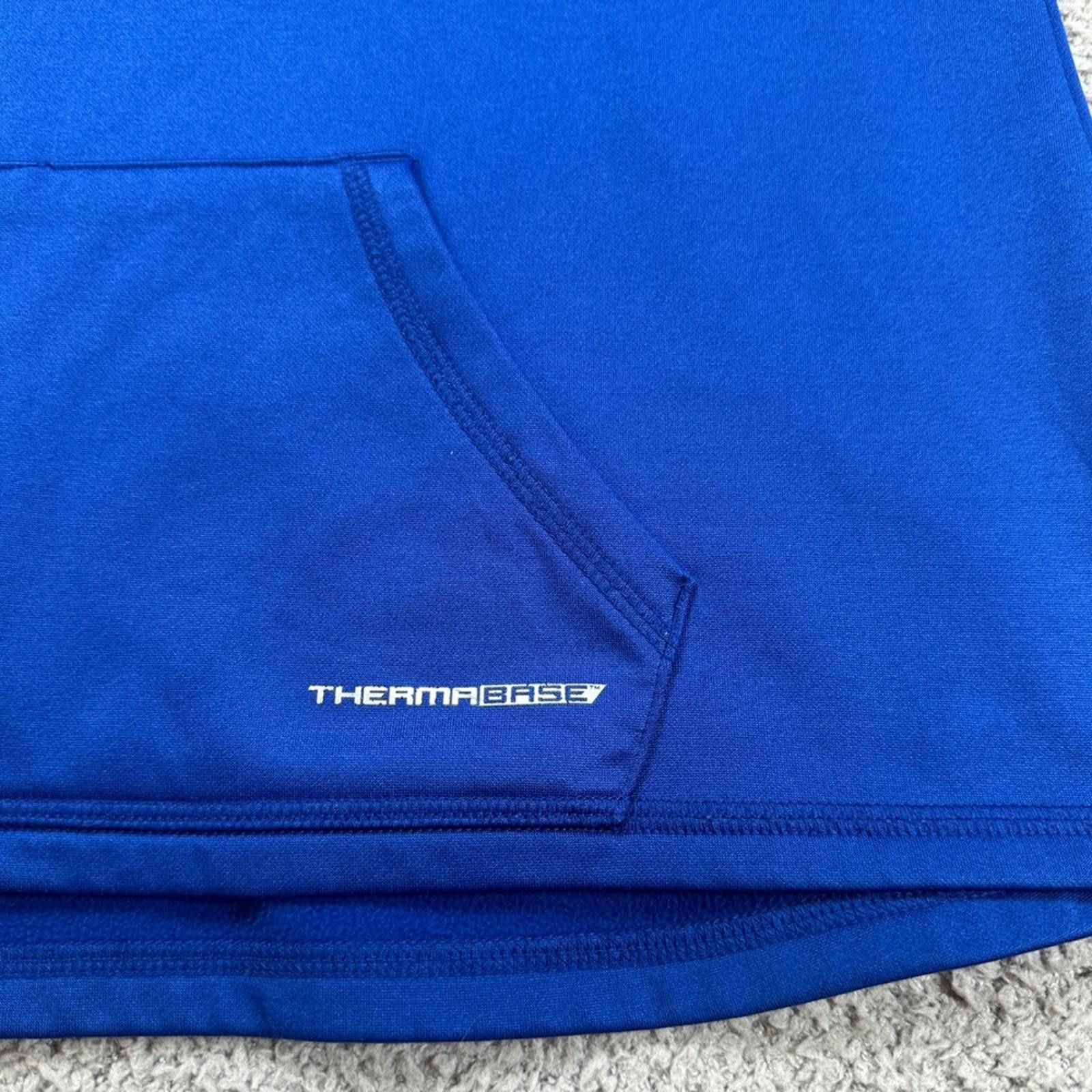 Majestic New York Rangers Therma Base Hoodie Blue Cowl Neck Mens Size US L / EU 52-54 / 3 - 7 Thumbnail