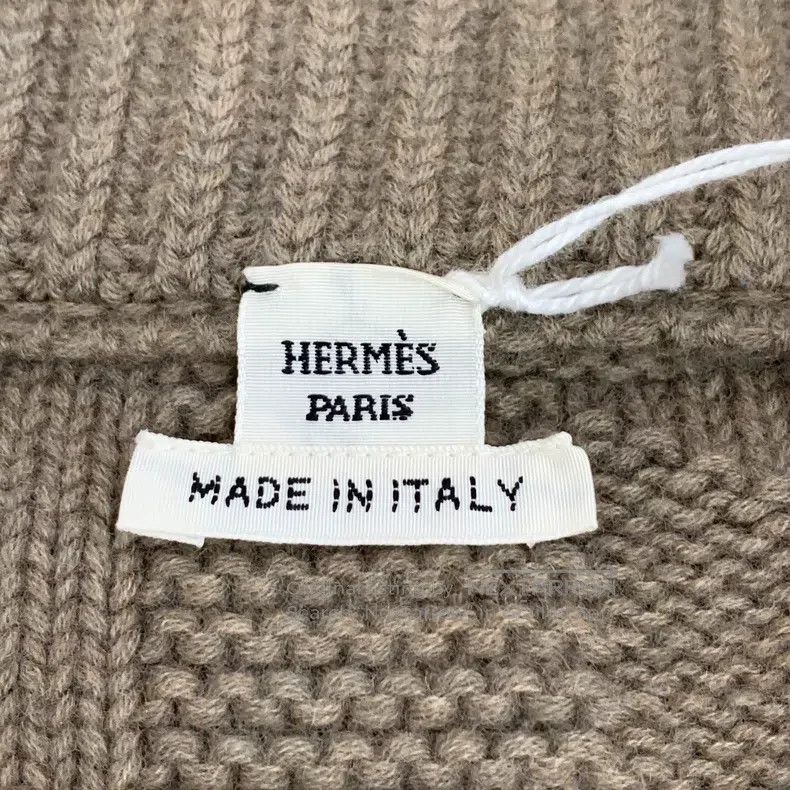 Hermes Hermes Caramel textured jacquard wool zip-up long sleeve k Size XXS / US 00 / IT 34 - 5 Thumbnail