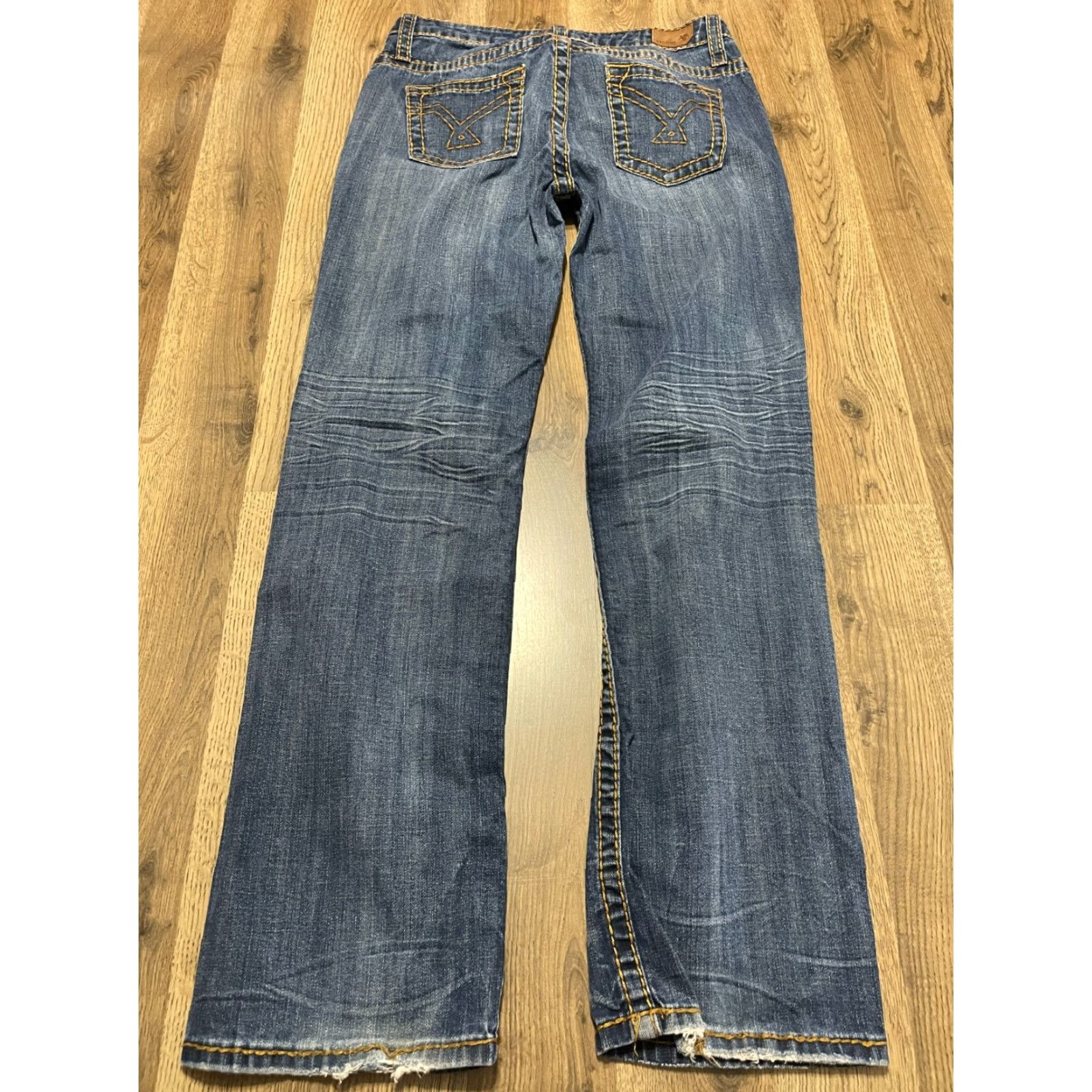 Vintage VIGOSS Jeans Women's 13 Blue Denim Straight Pockets Regular Inseam 30.5 in Vintage No Size 34" / US 12 / IT 48 - 3 Thumbnail