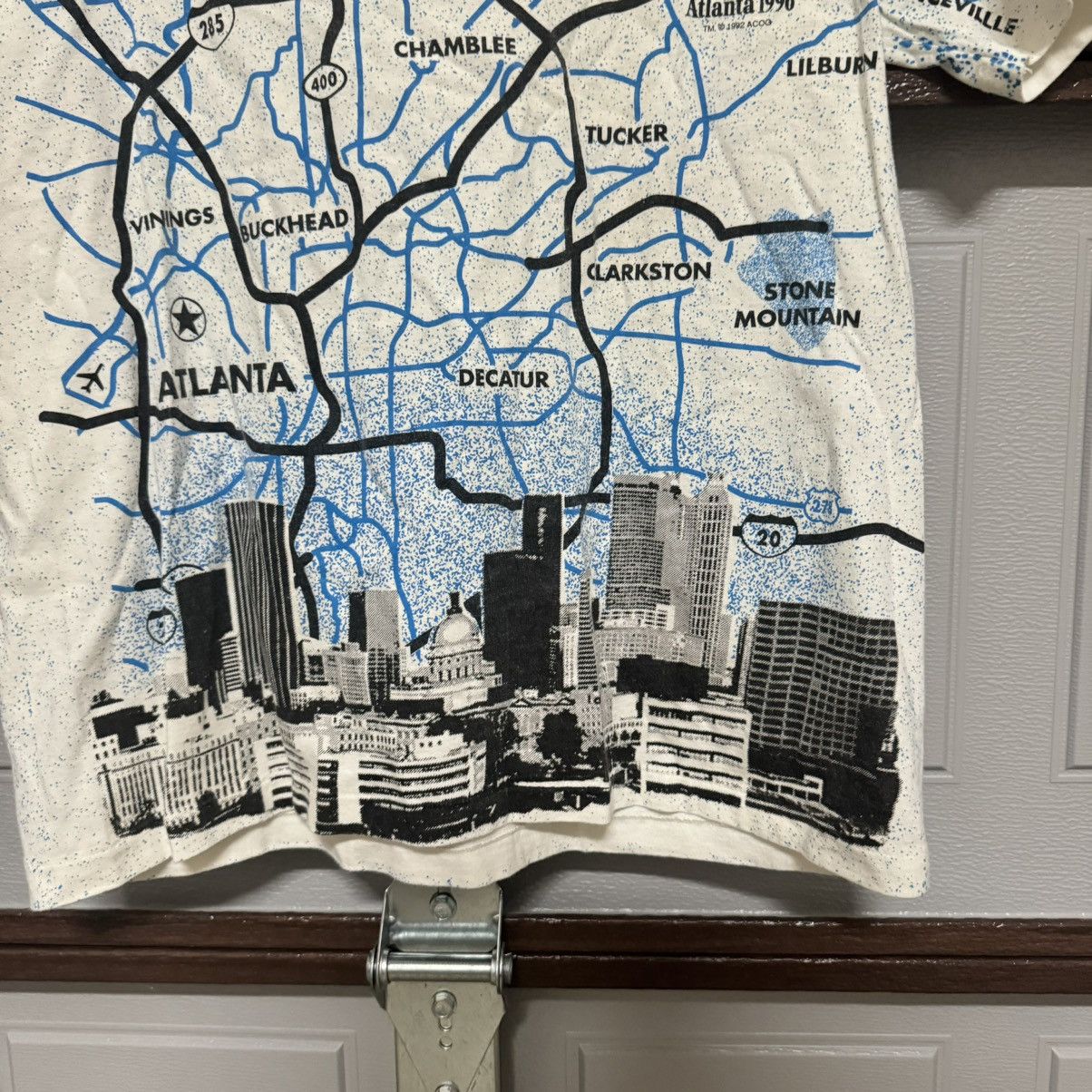 Hanes × USA Olympics × Vintage vintage 90s 1996 Atl Atlanta Olympics city skyline AOP Size US L / EU 52-54 / 3 - 3 Thumbnail