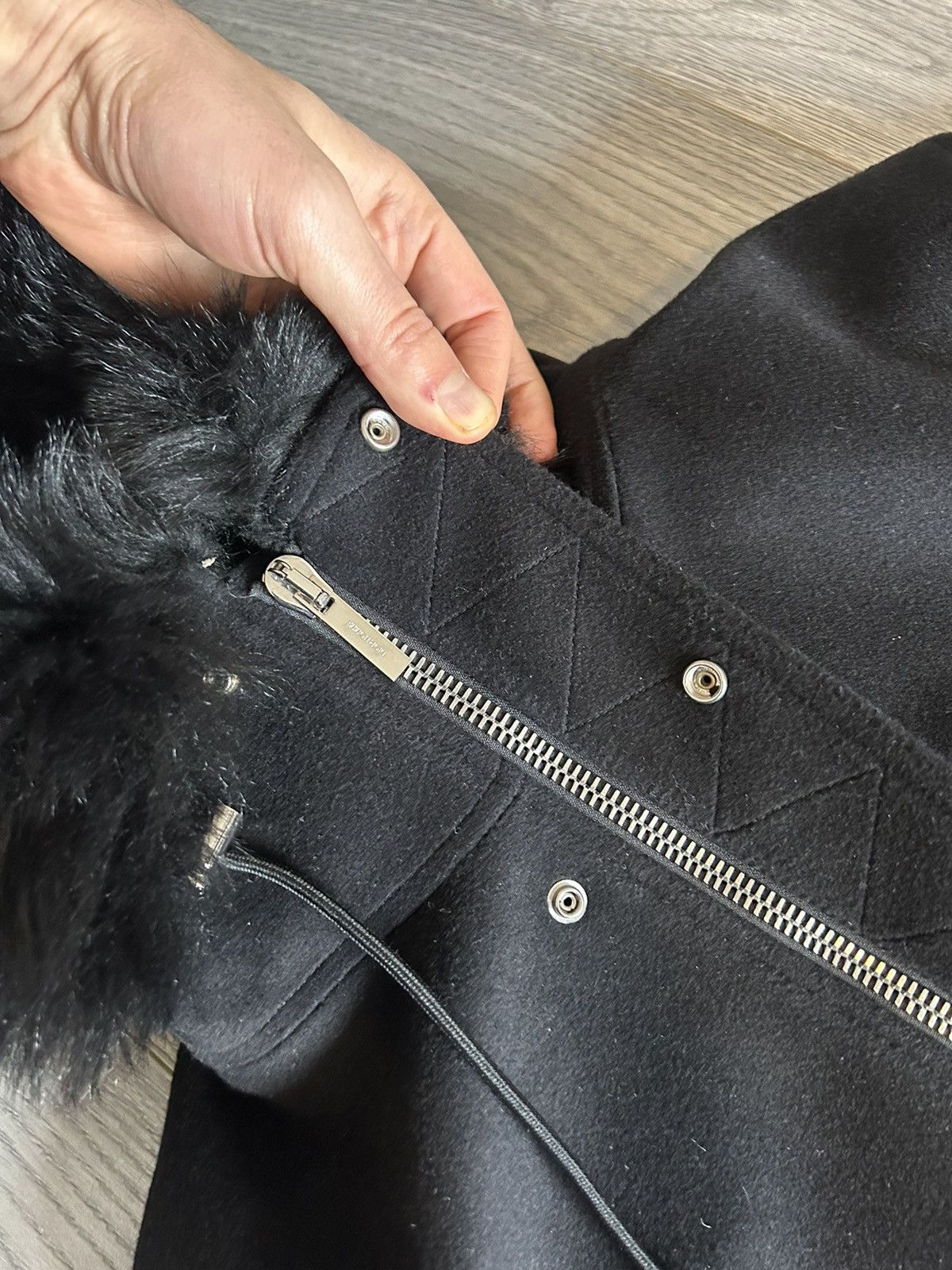 Dior Dior Homme Wool/Cashmere Parka with Fur Collar Size US L / EU 52-54 / 3 - 15 Thumbnail