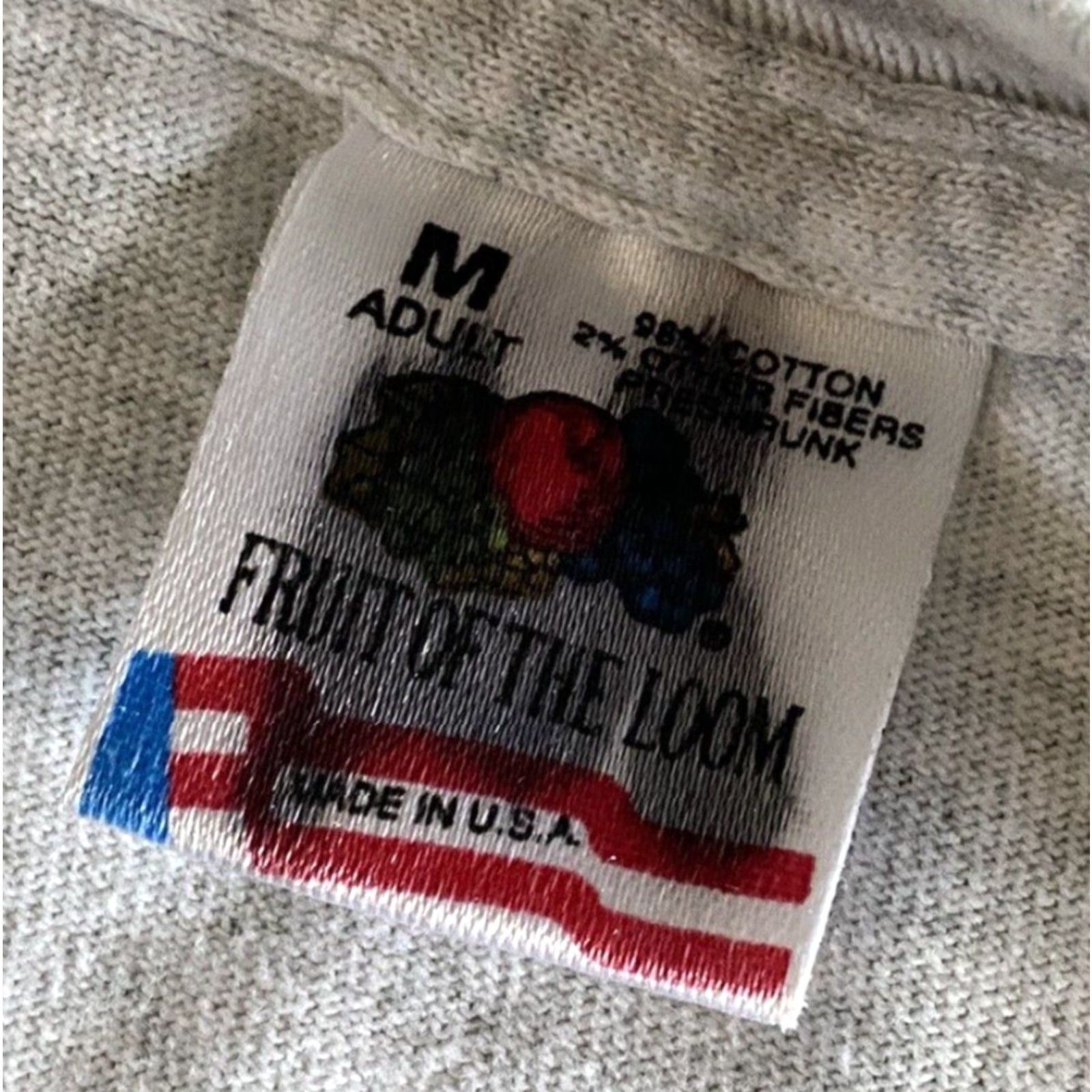 Fruit Of The Loom VINTAGE Fruit Of The Loom Made In USA Single Stitch 1992 Yokohama SCCA Solo T-Shirt M Mens Gray Size US M / EU 48-50 / 2 - 4 Thumbnail