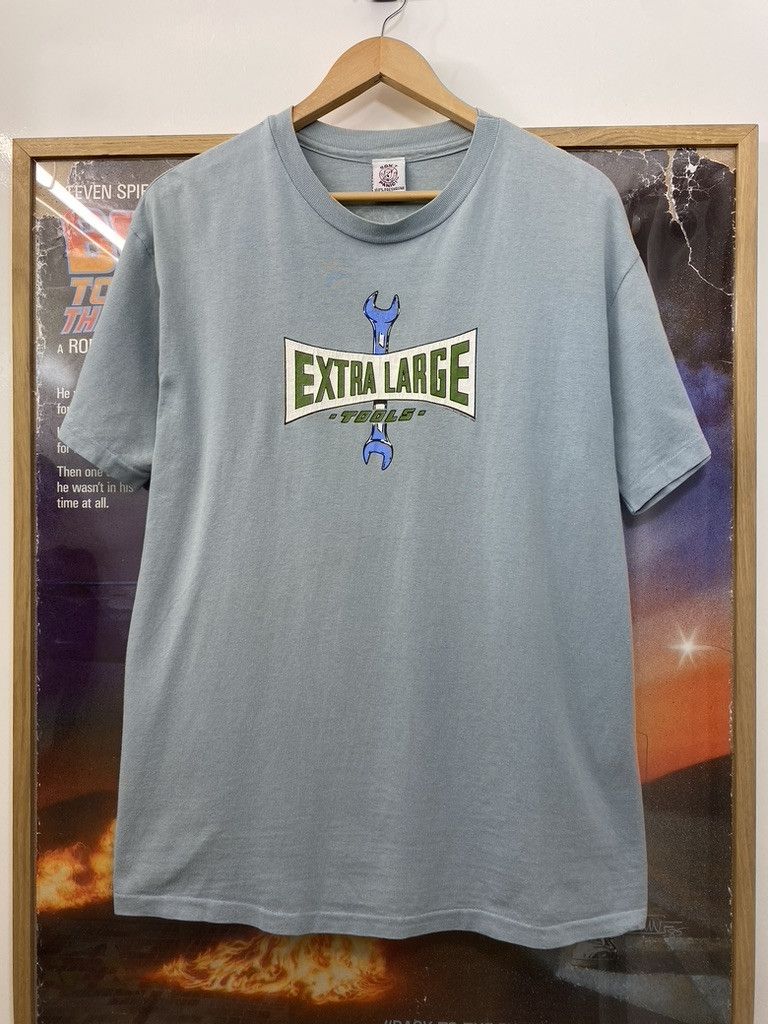 Vintage 1994 Vintage Don't Panic! Extra Large Tools Graphic T Shirt Size US L / EU 52-54 / 3 - 1 Thumbnail