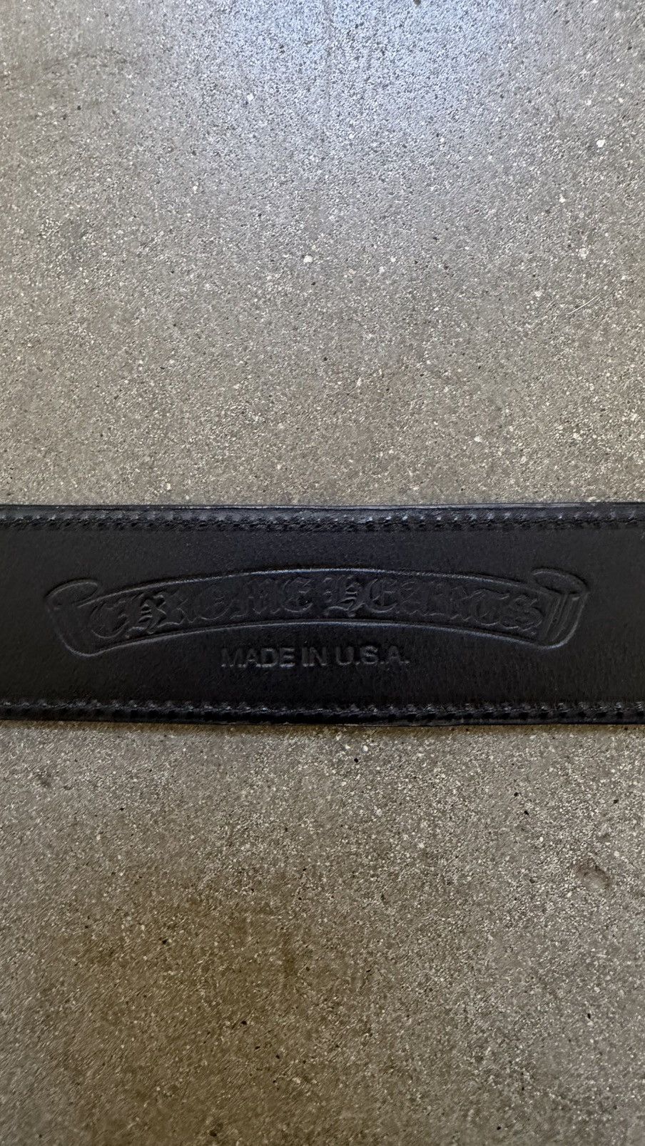 Chrome Hearts GRAIL! Chrome Hearts Cross Patch Pony Hair Gunslinger Belt Size 38 - 6 Thumbnail