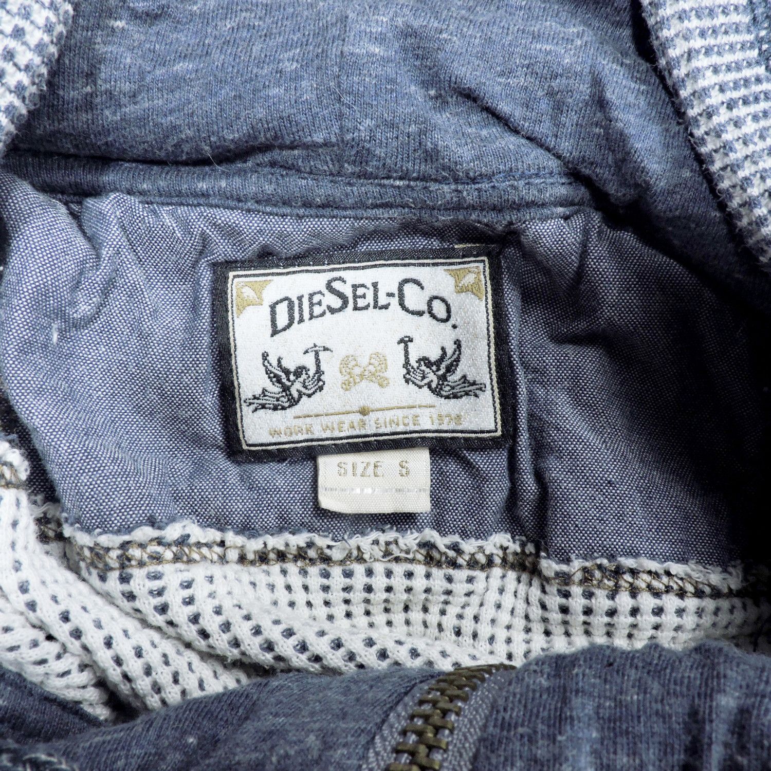 Diesel DIESEL .CO REVERSE SEWING KNITTED ZIP-HOODIE Size US S / EU 44-46 / 1 - 3 Thumbnail