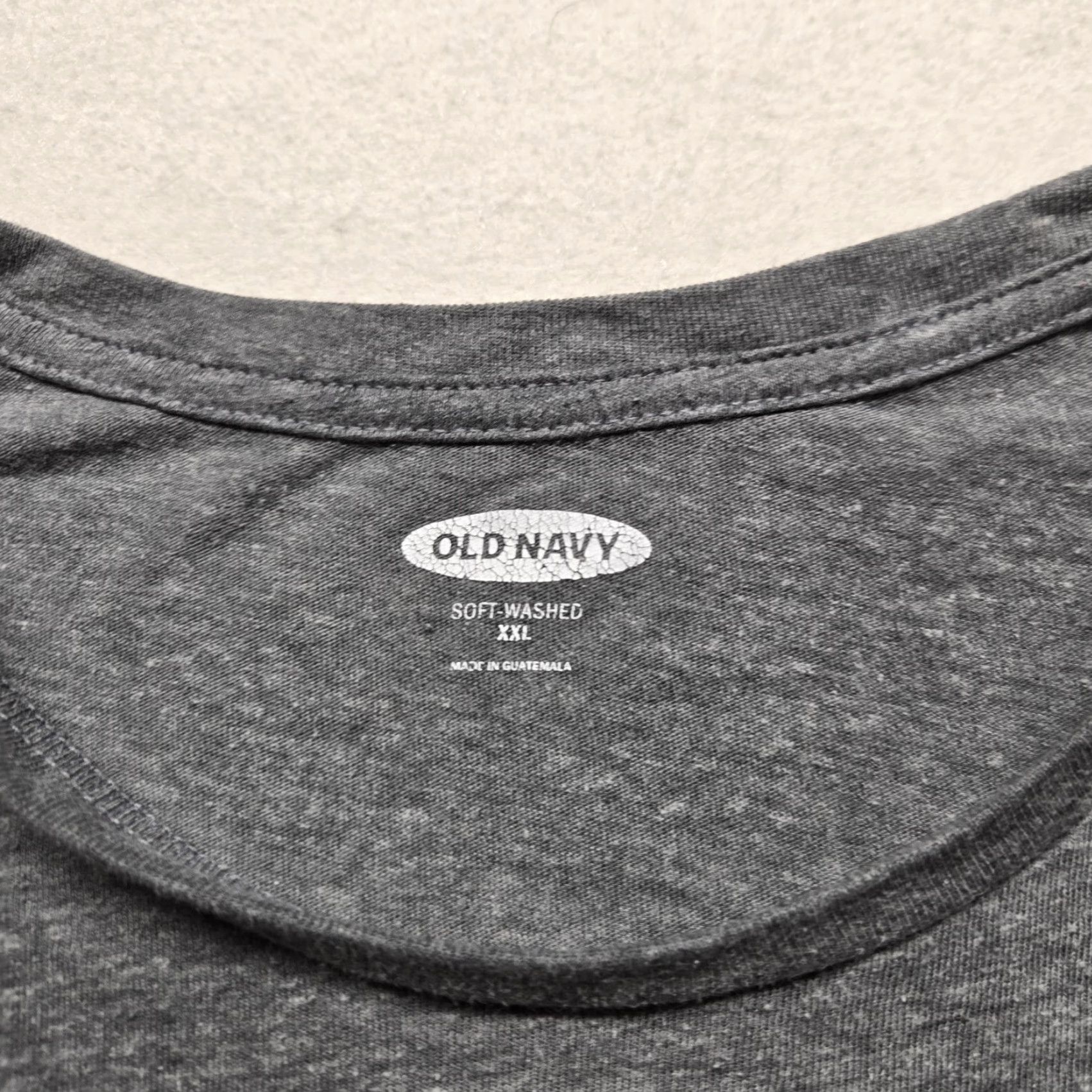 Old Navy VINTAGE Old Navy Men's T-Shirt Short Sleeve Casual Funny Dad Gift 2XL Gray All Seasons Size US XXL / EU 58 / 5 - 3 Thumbnail