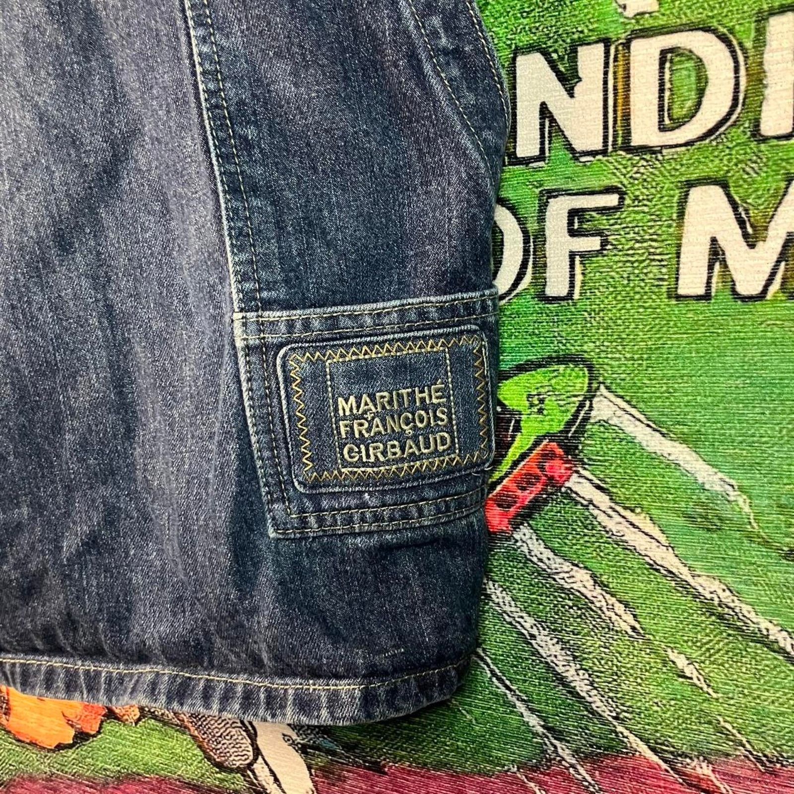 Vintage Y2K MFG Denim Shorts Size 42
