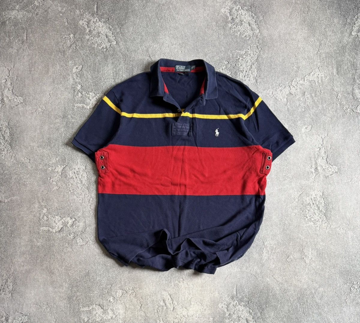 Polo Ralph Lauren Polo Ralph Lauren XL striped polo 👕 tee tshirt vintage rugby Size US XL / EU 56 / 4 - 1 Thumbnail