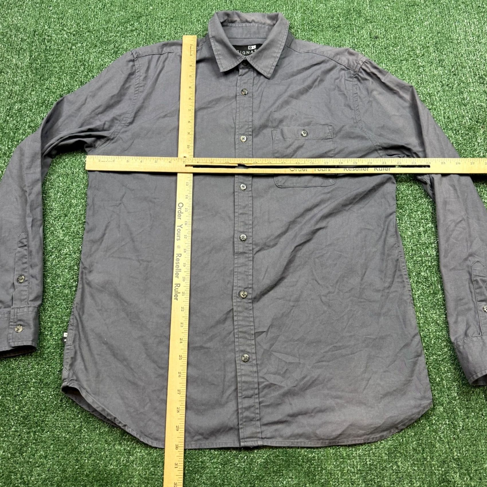 JW Anderson Fourstar x Brian Anderson Button-Up Shirt Men's XL Gray Long Sleeve Skater Shirt Size US XL / EU 56 / 4 - 6 Thumbnail