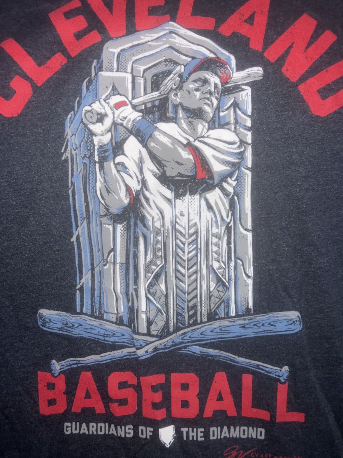 Hypebeast GV Art + Design Cleveland Baseball Guardians Of The Diamond Size US L / EU 52-54 / 3 - 3 Thumbnail