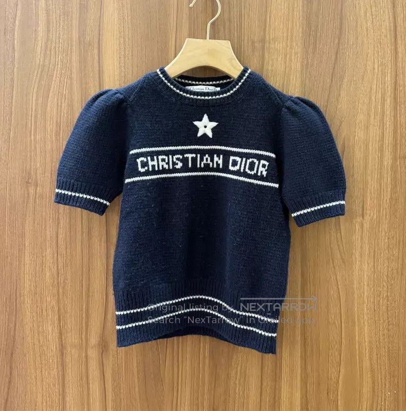 Dior Dior Lucky Star Knitted Short Sleeve Size XXS / US 00 / IT 34 - 1 Thumbnail