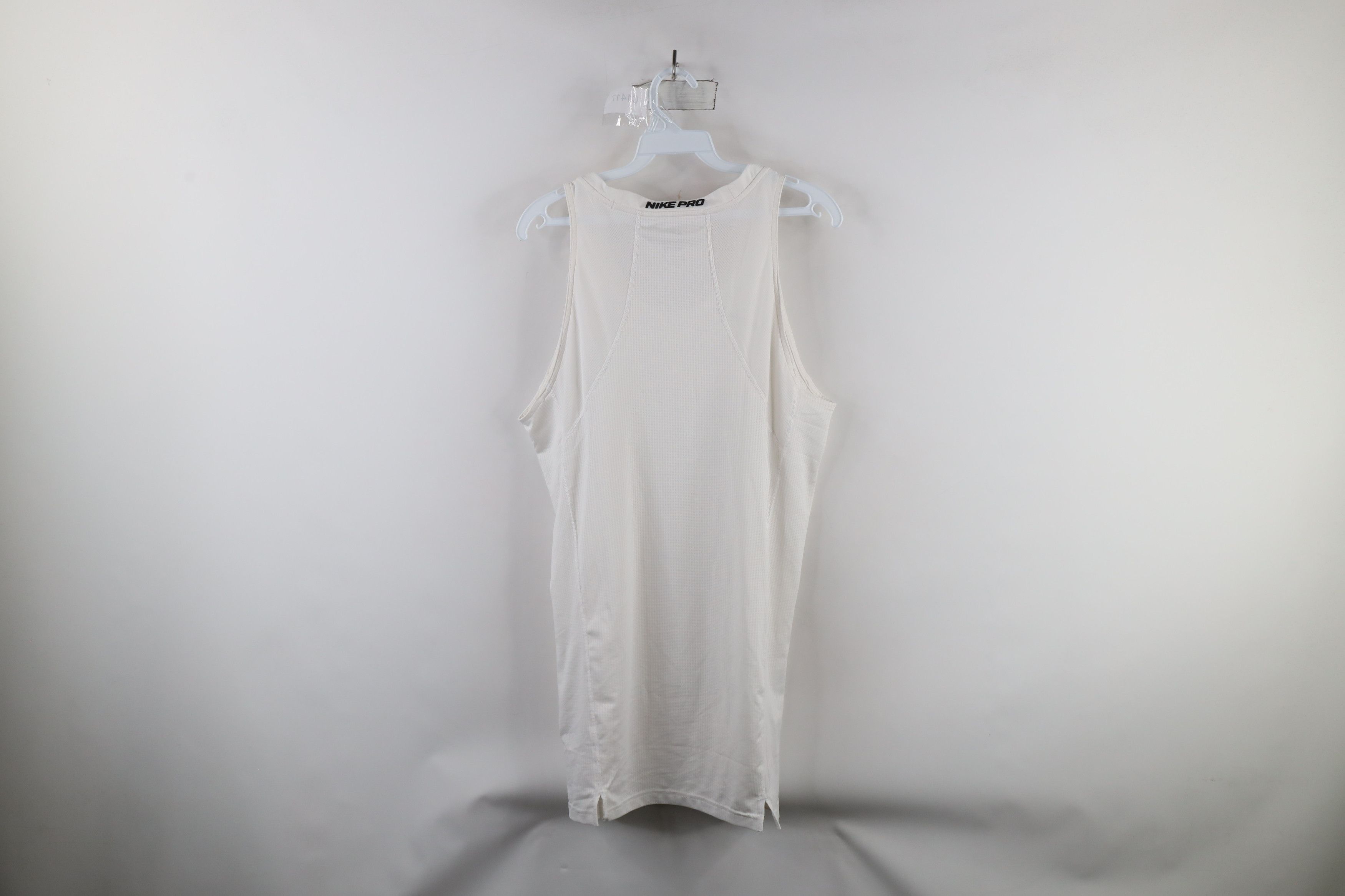 Nike × Vintage Nike Pro Issue Compression Training Tank Top T-Shirt White Size US XL / EU 56 / 4 - 11 Thumbnail
