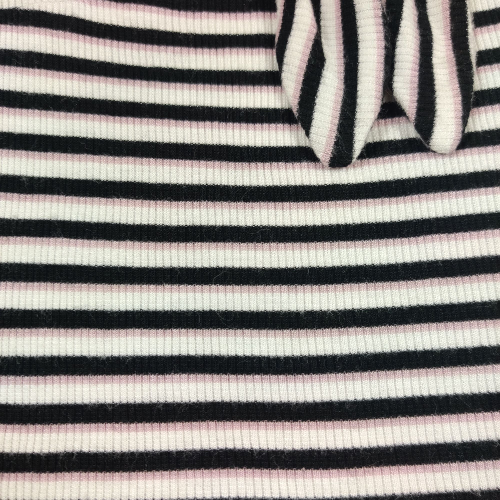 Other Wild Fable M Ribbed Sweetheart Neck Tie Front Cropped Black Size M / US 6-8 / IT 42-44 - 8 Thumbnail