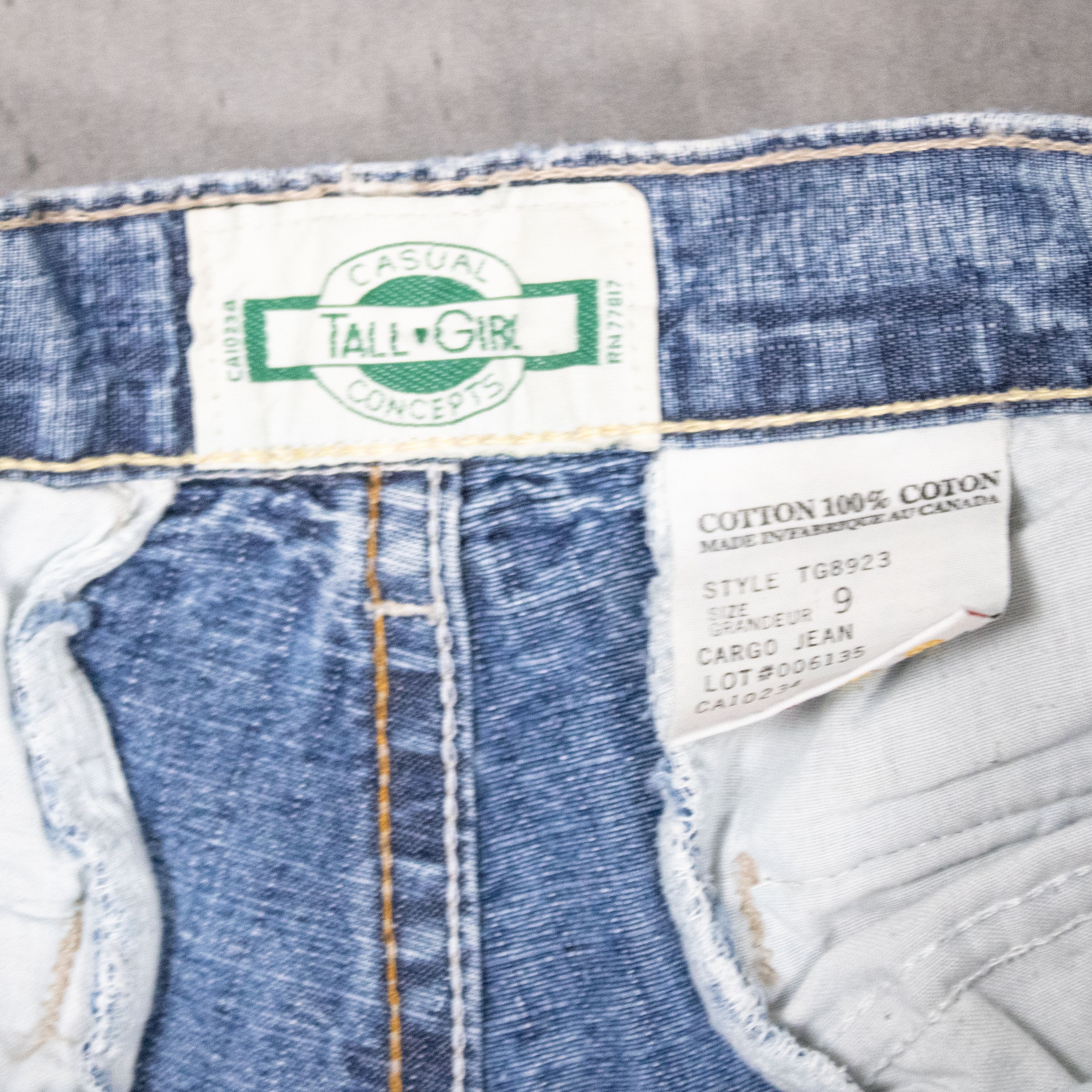 Japanese Brand Vintage 1990's Tall Girl Baggy Relax Fit Denim Pant's Size US 28 / EU 44 - 11 Thumbnail