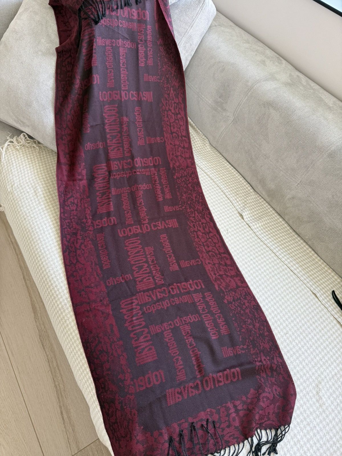 Roberto Cavalli Archive 2000s Roberto Cavalli Animal Print Acrylic Scarf Size ONE SIZE - 5 Thumbnail