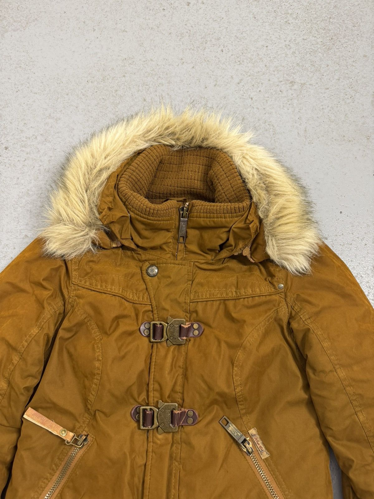 khujo Khujo Double Belted Fur Insulated Jacket Size S / US 4 / IT 40 - 5 Thumbnail