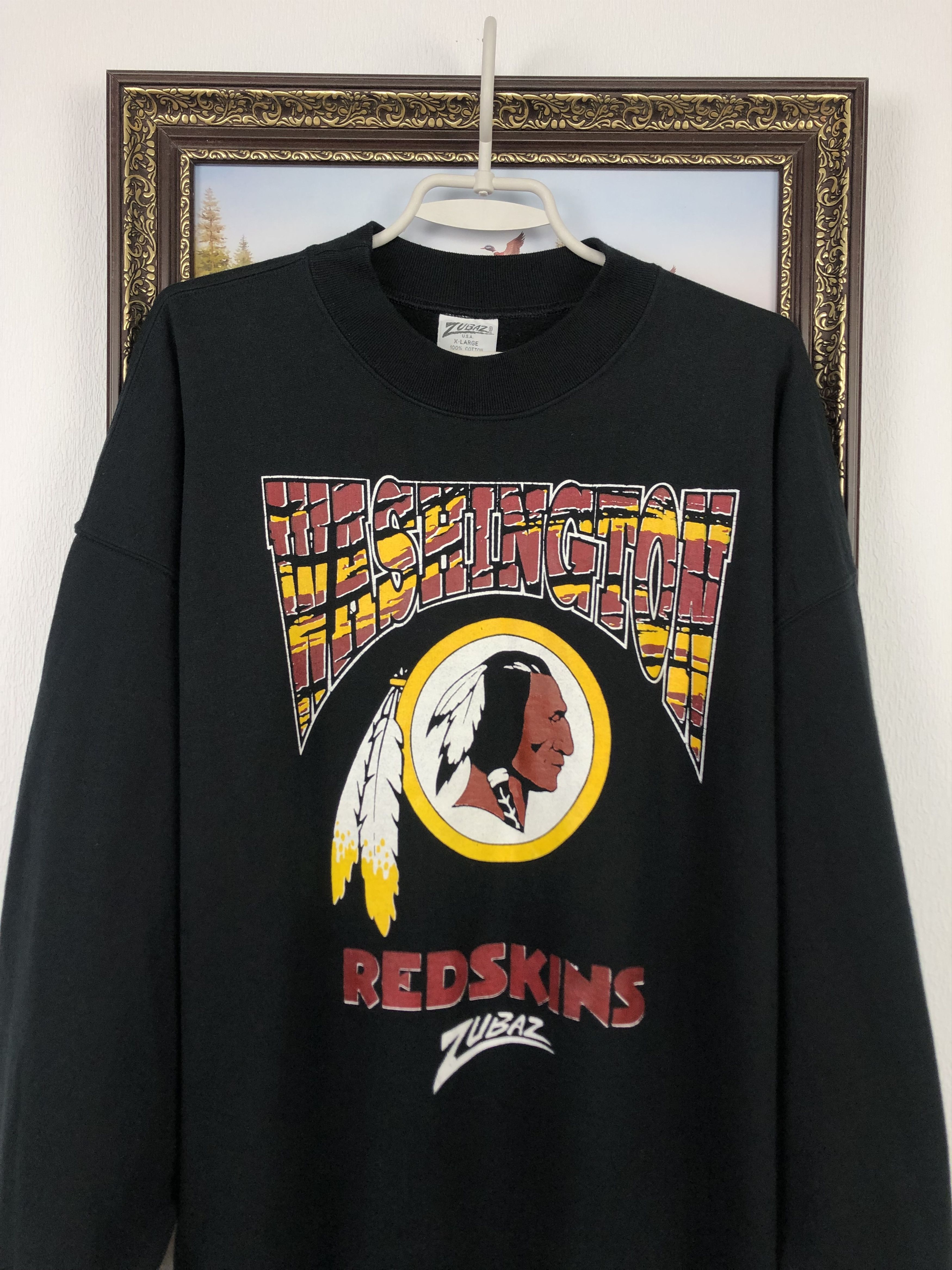 NFL Vintage Washington Redskins Sweatshirt NFL Rare Hype Size US XL / EU 56 / 4 - 2 Thumbnail