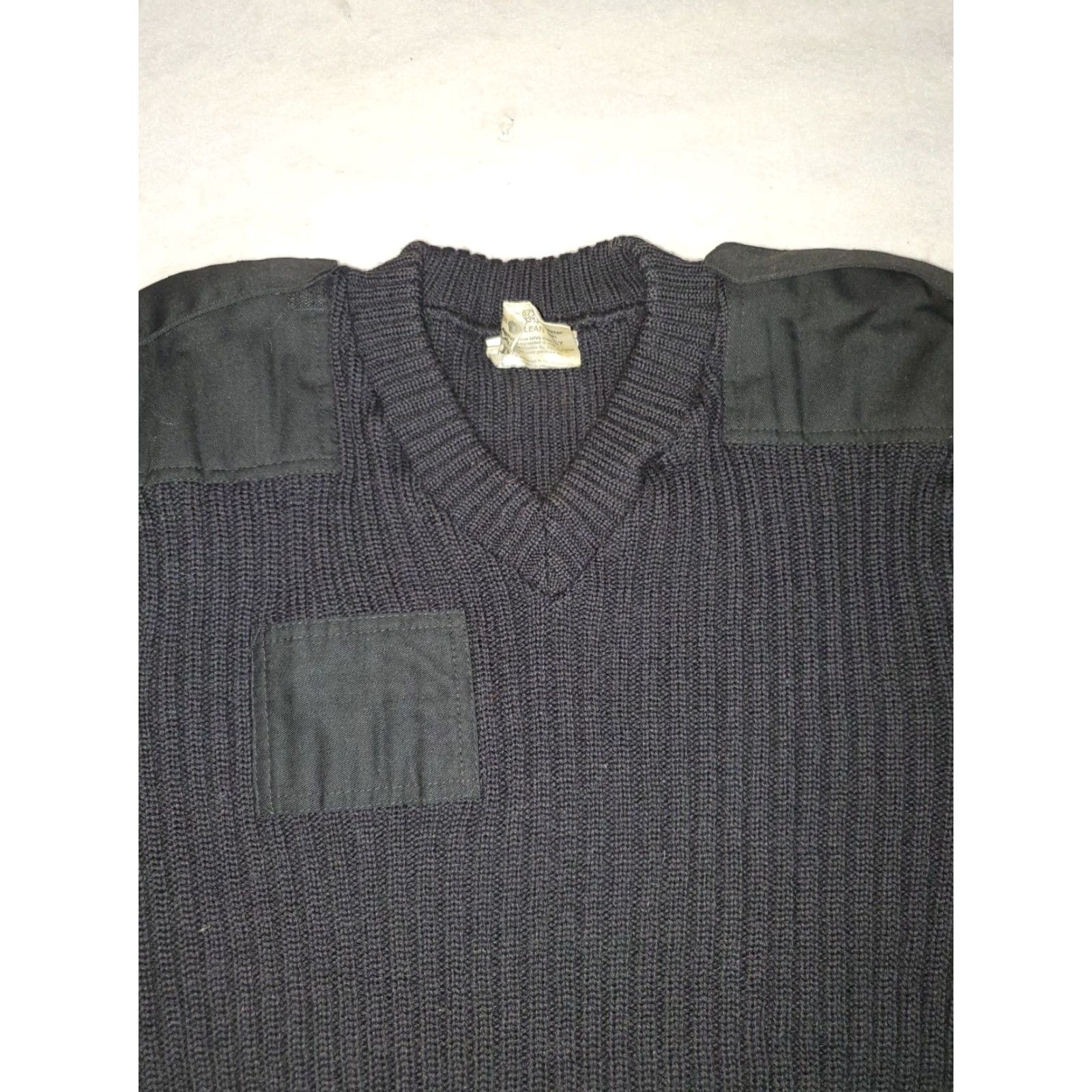 Vintage VINTAGE Brigade Quartermasters The Woolly Pully Black Wool Tactical Sweater 36 Size US M / EU 48-50 / 2 - 3 Thumbnail