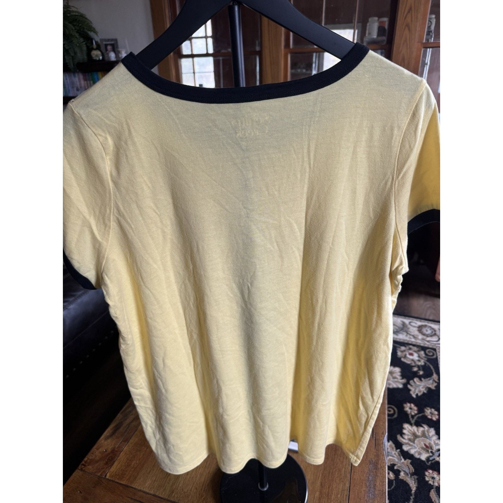 Torrid Schitt’s Creek Yellow Ringer Graphic Tee Women’s L Size L / US 10 / IT 46 - 4 Thumbnail