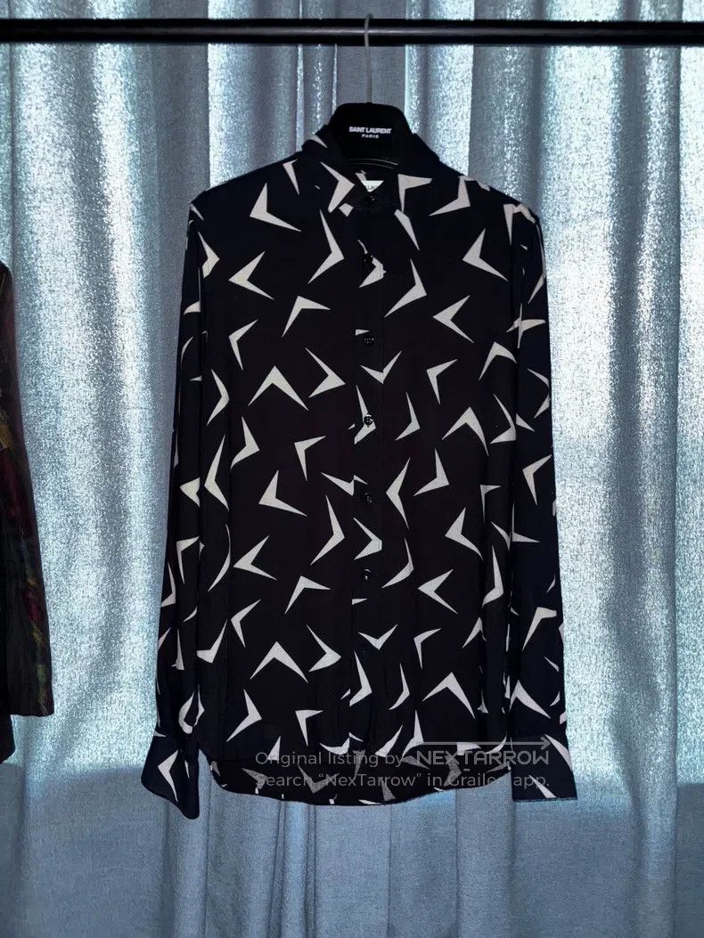 Saint Laurent Paris Saint Laurent Paris size 37 Dart Shirt Size US S / EU 44-46 / 1 - 1 Thumbnail