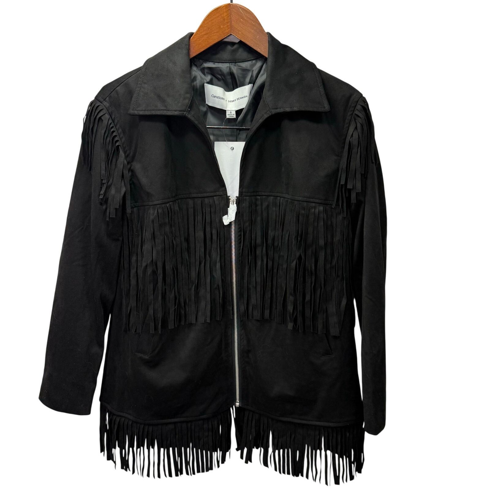 Other Debbie Denmon X Curation Fringe Jacket sz S NEW #G734 Size S / US 4 / IT 40 - 3 Thumbnail