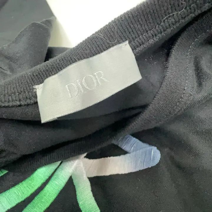 Dior Dior Dior And Shawn Gradient Logo Print Tee 0079-2507 Size US XS / EU 42 / 0 - 5 Thumbnail