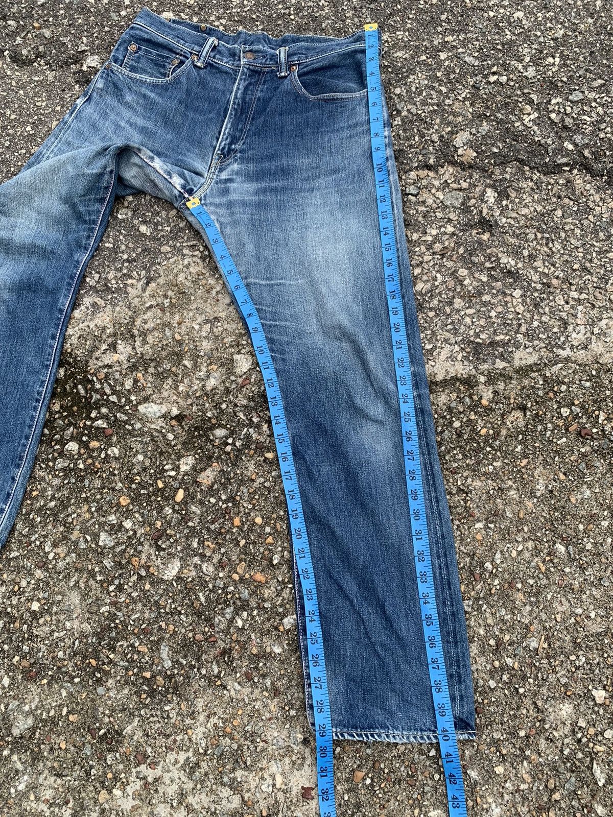 Japan Blue MOMOTARO ❌ JAPAN BLUE SELVEDGE DISTRESSED DENIM Size US 32 / EU 48 - 22 Thumbnail