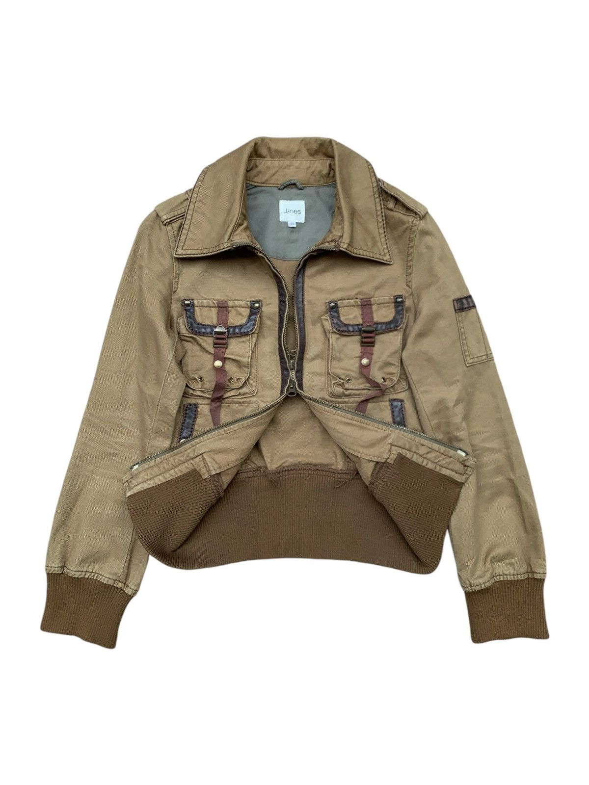 Japanese Brand 2000s Jines - Cargo Pocket Vkei Shirt Anarchy Bondage Jacket Size US S / EU 44-46 / 1 - 3 Thumbnail