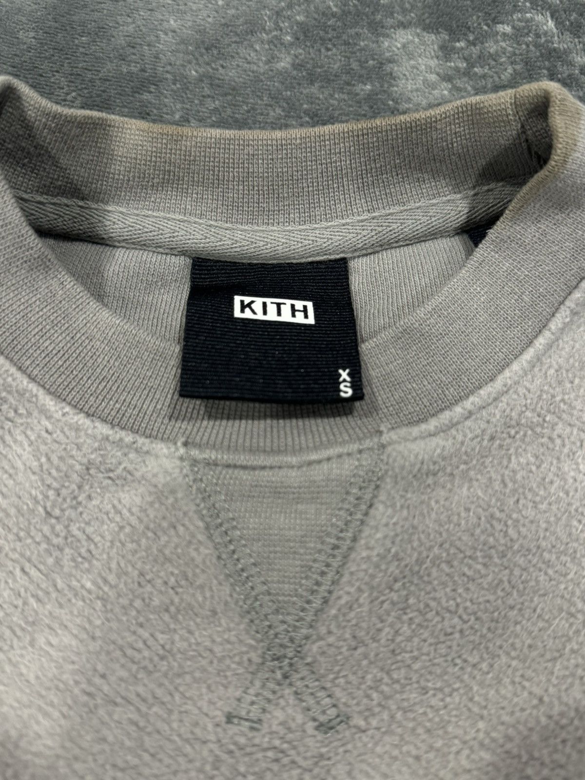 Kith KITH PANELED CREWNECK - MONUMENT Size US XS / EU 42 / 0 - 4 Thumbnail