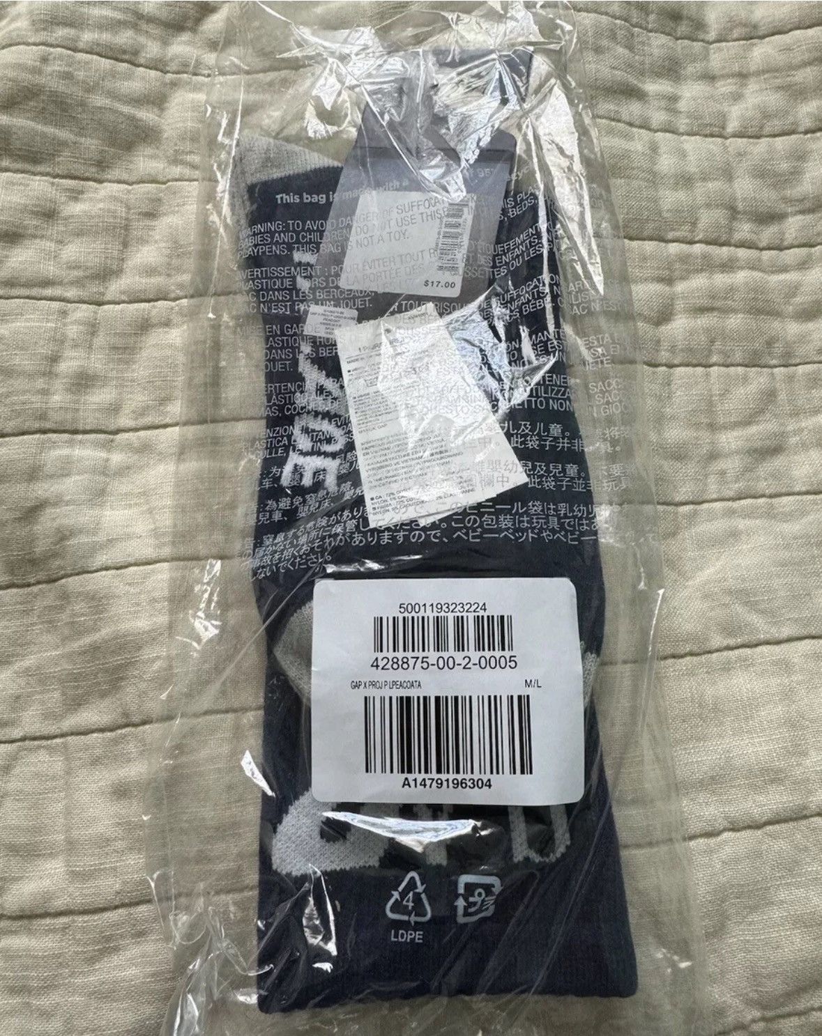 Gap × Palace Palace Gap Navy Socks M/L Size ONE SIZE - 1 Thumbnail