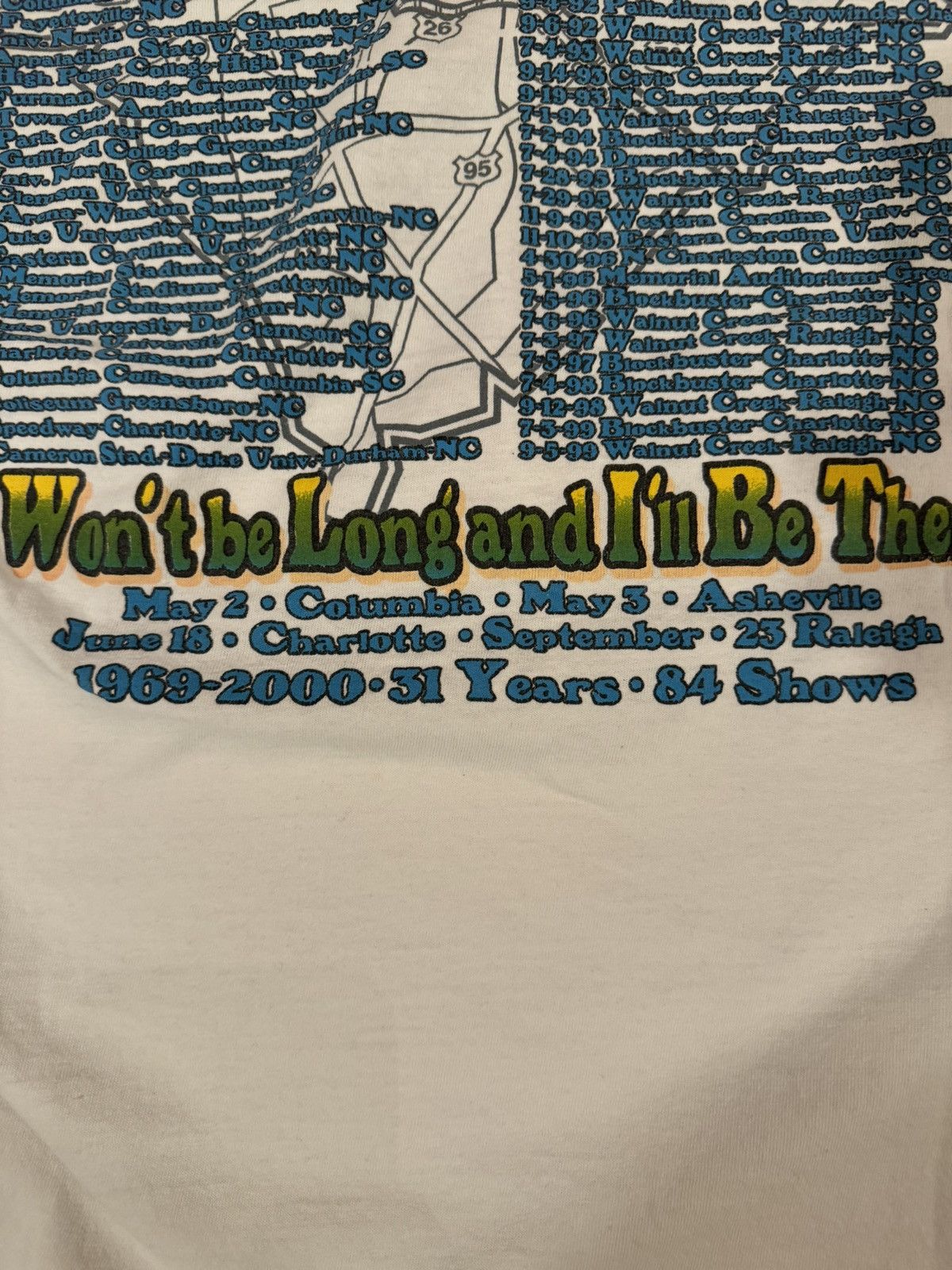 Vintage Vintage 1998 Allman Brothers Band Going To Carolina Size US XL / EU 56 / 4 - 8 Thumbnail